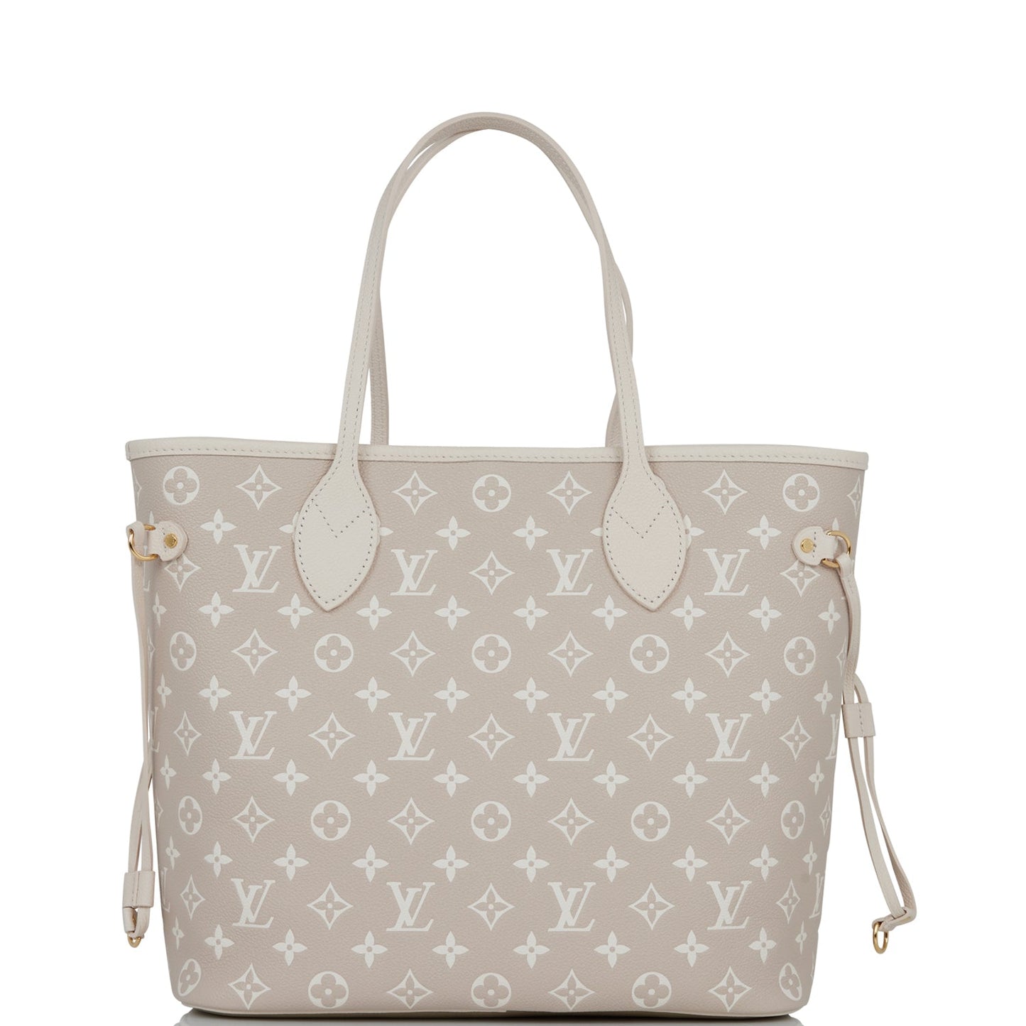Louis Vuitton Spring in the City Khaki and Beige Monogram Empreinte Neverfull MM