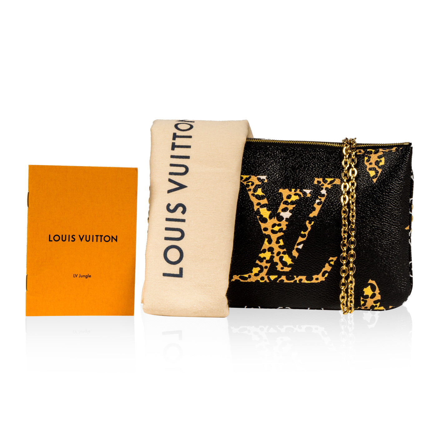 Louis Vuitton Pochette Double Zip - Jungle Print