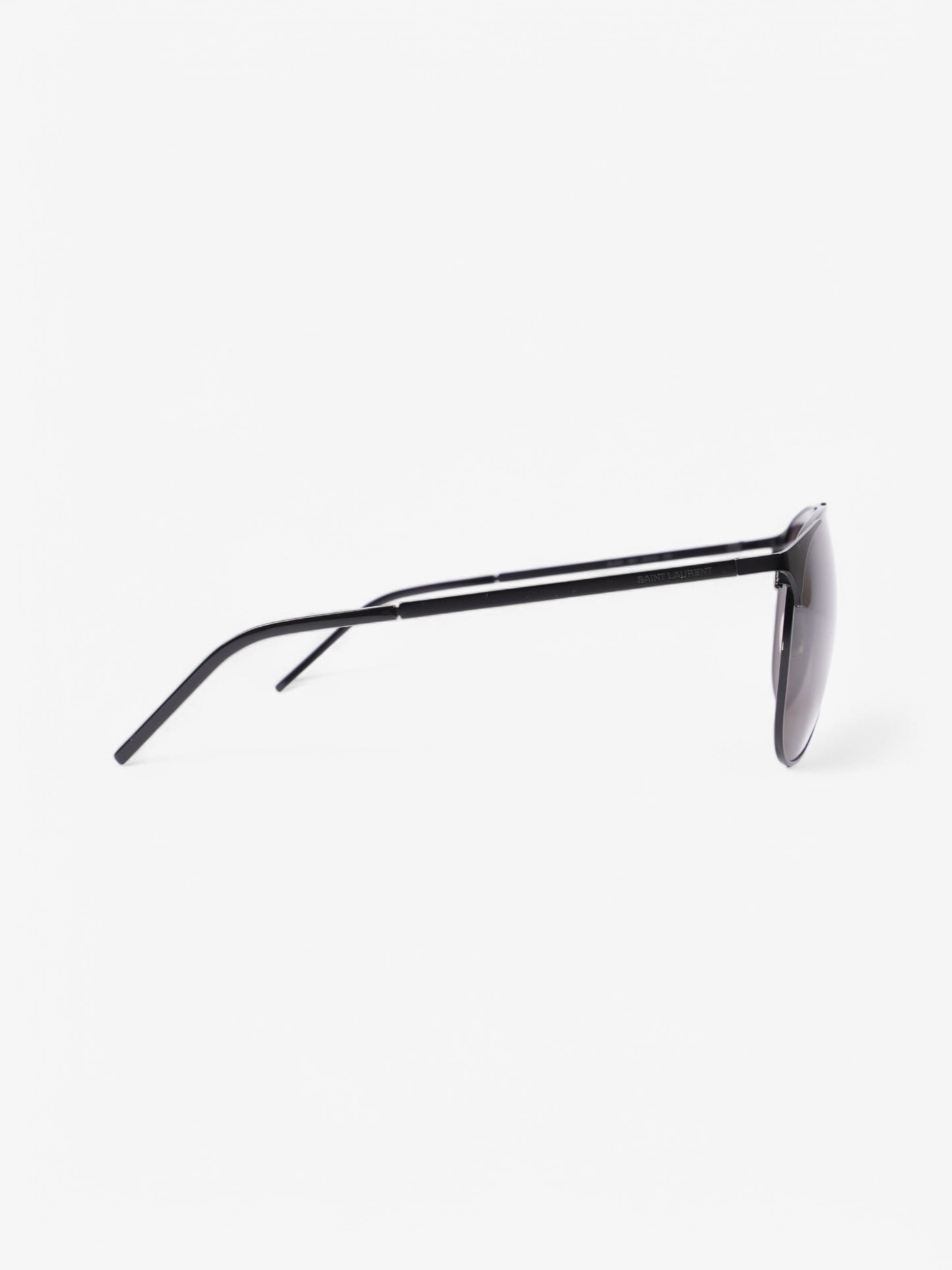 Saint Laurent Classic Aviator Sunglasses Black Acetate 145mm