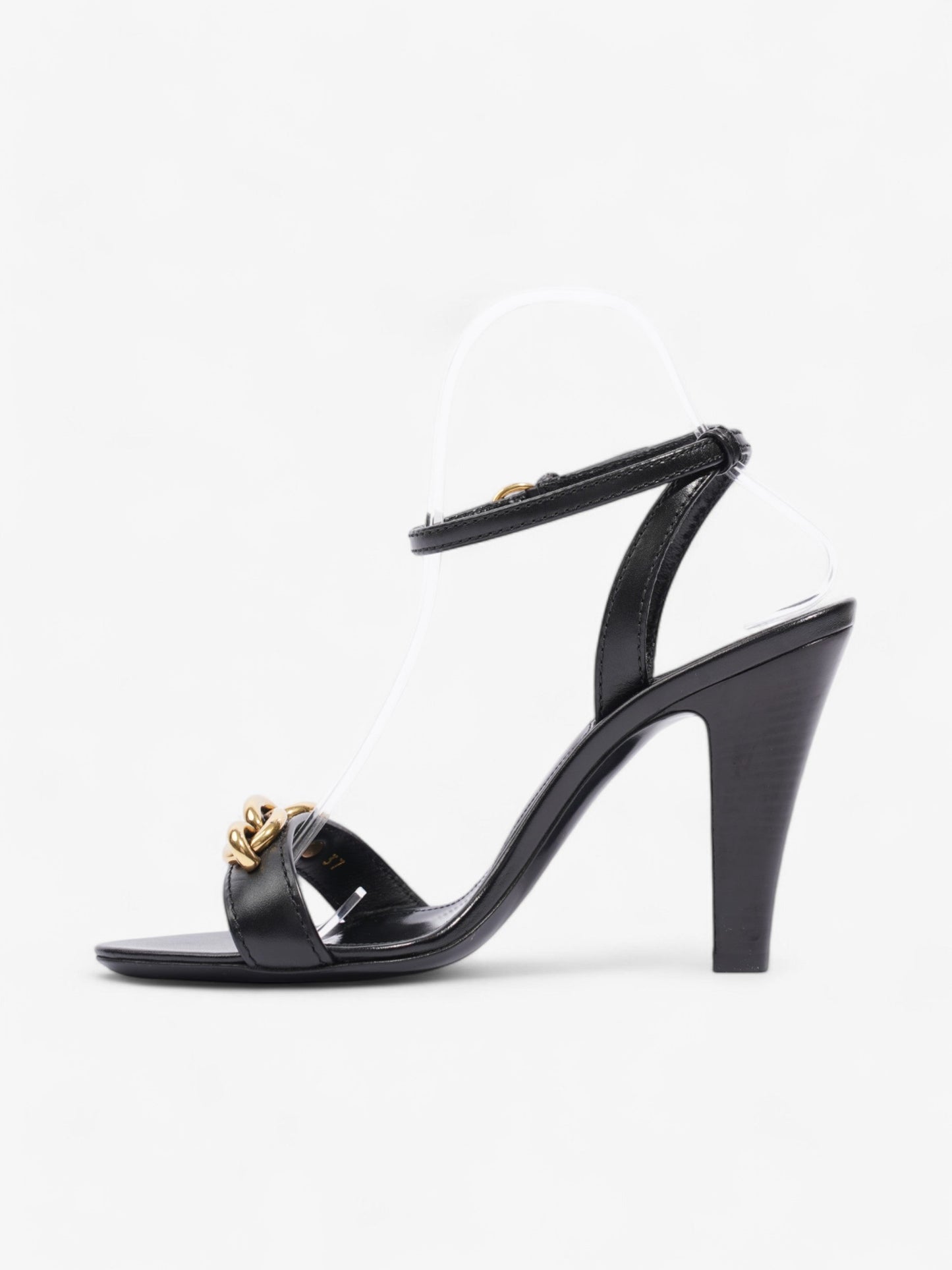 Saint Laurent Maillon 95 Black Leather EU 37 UK 4