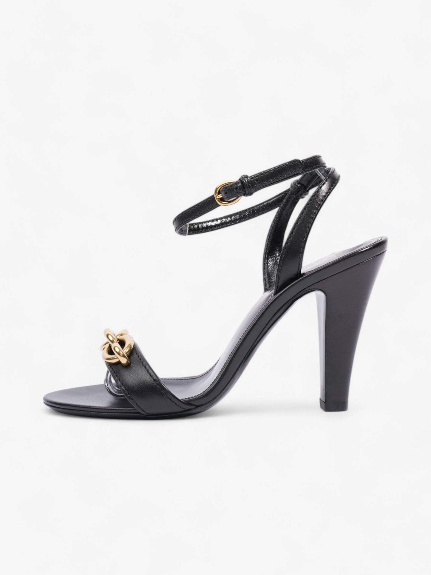 Saint Laurent Maillon 95 Black Leather EU 37 UK 4