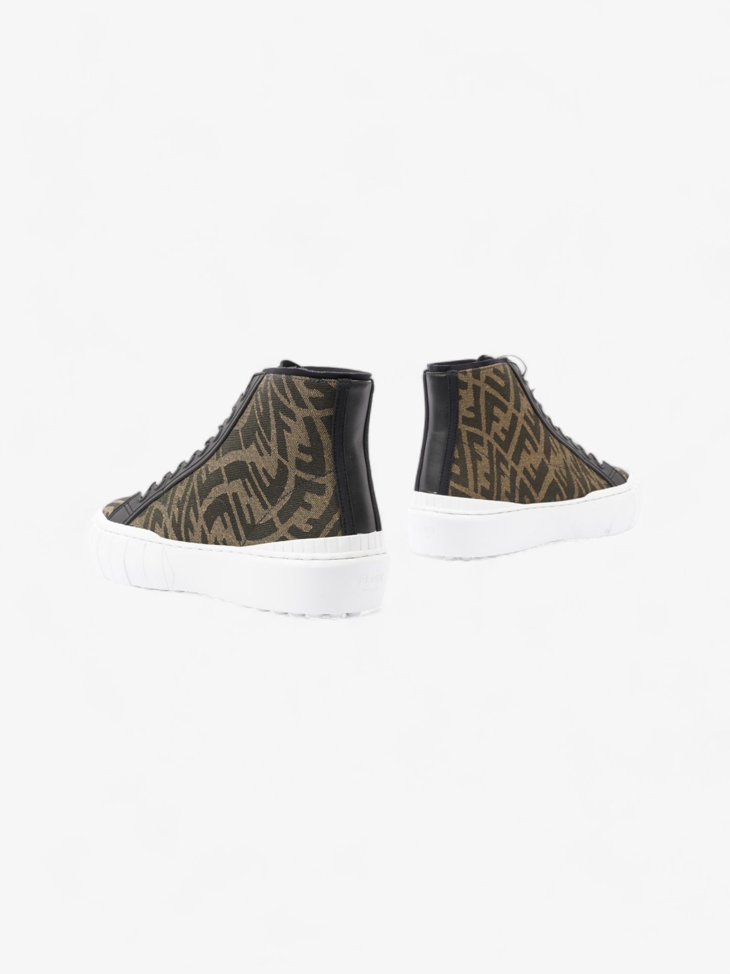 Fendi FF Vertigo High Top Monogram Suede EU 41 UK 7