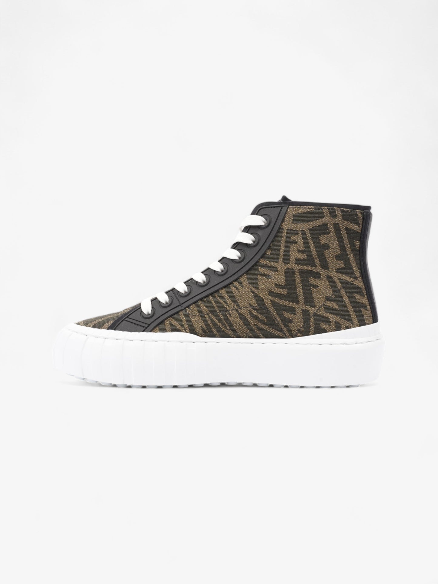 Fendi FF Vertigo High Top Monogram Suede EU 41 UK 7