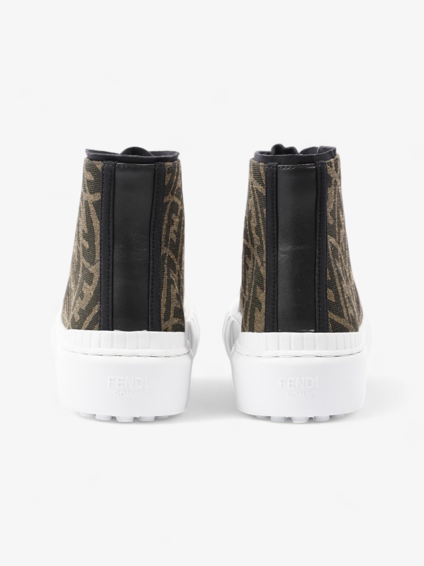 Fendi FF Vertigo High Top Monogram Suede EU 41 UK 7