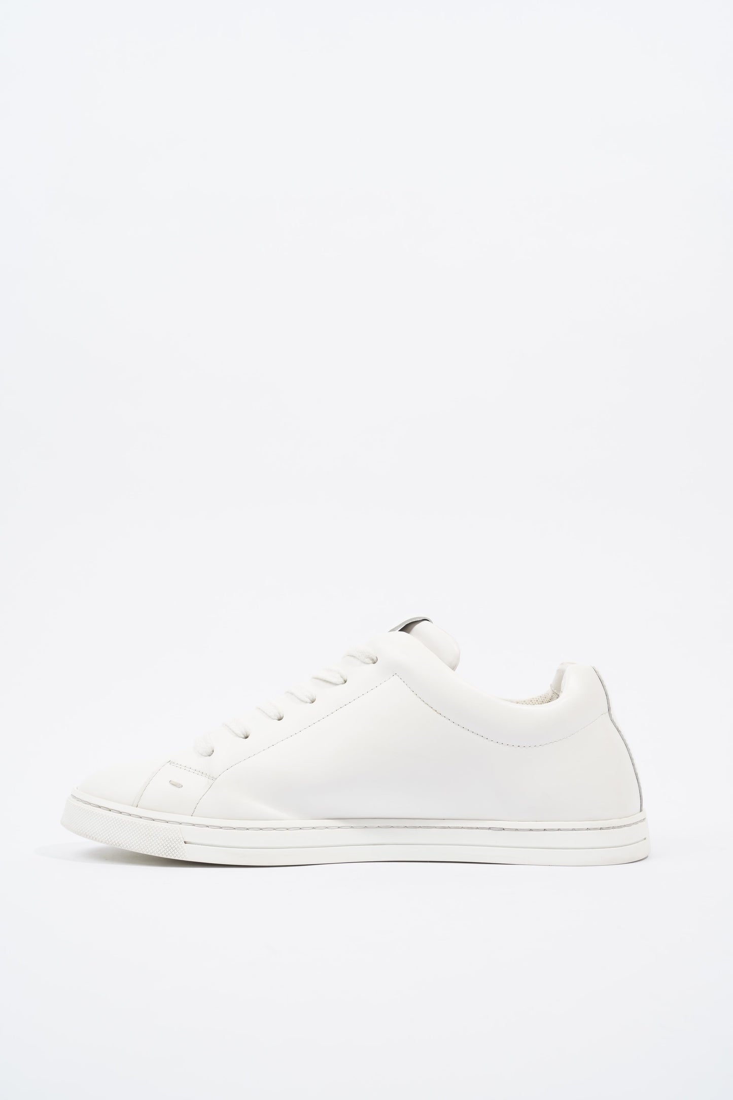Fendi Monster Eyes Sneaker White / Gold / Black Leather EU 42 UK 8