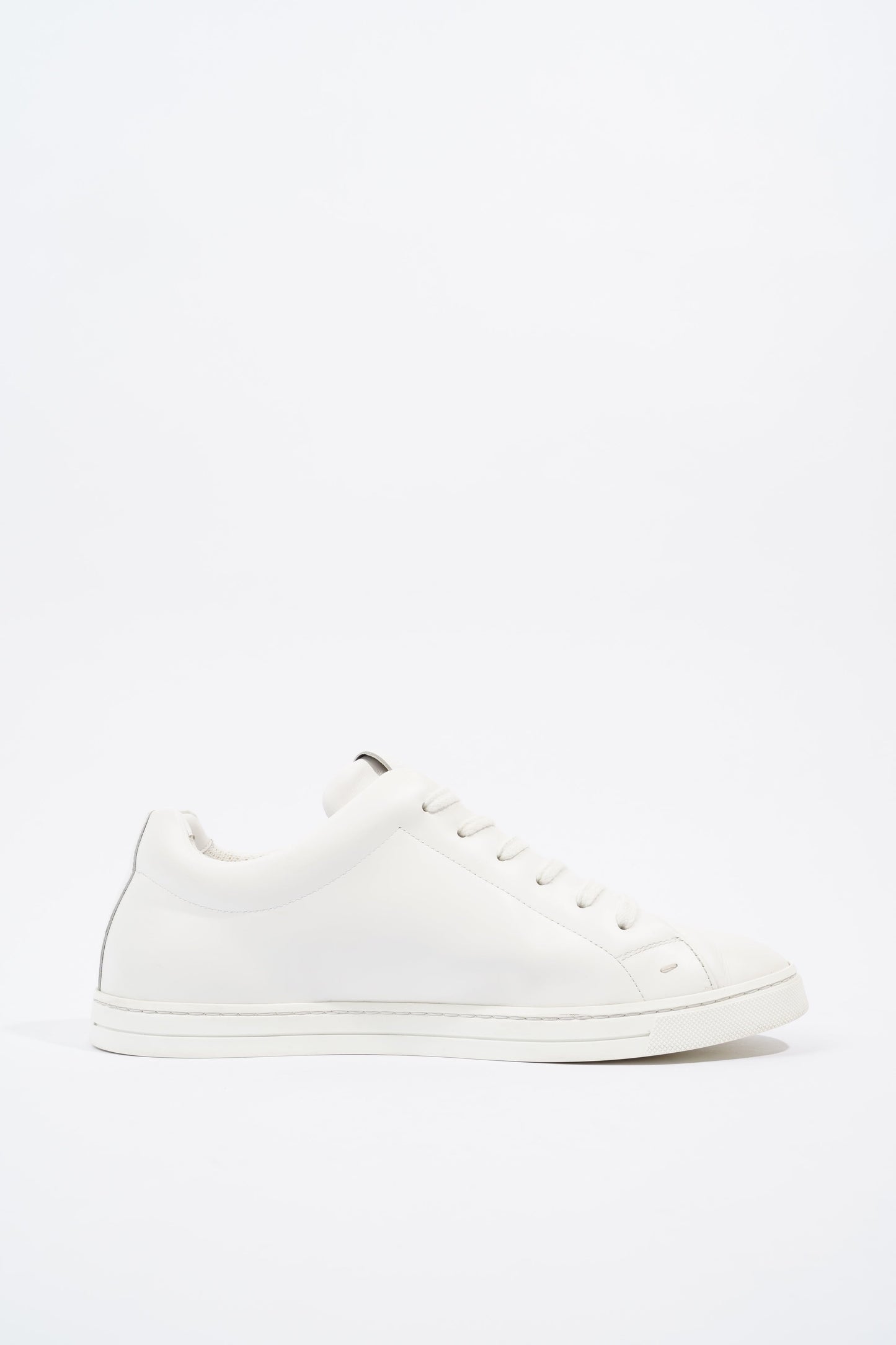 Fendi Monster Eyes Sneaker White / Gold / Black Leather EU 42 UK 8