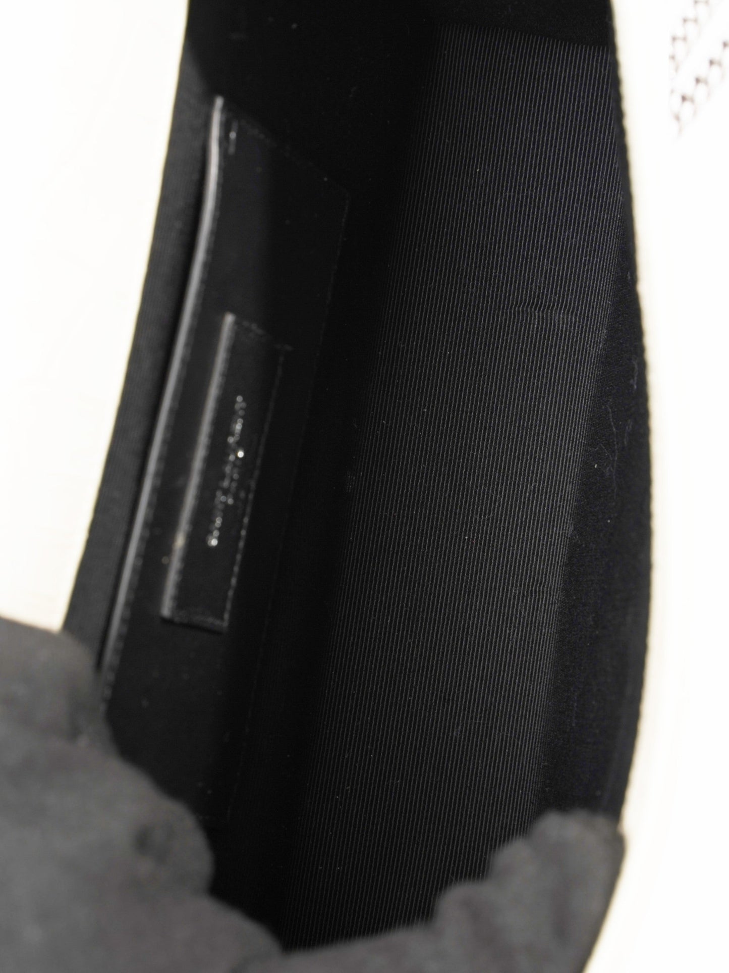 Saint Laurent Kate Tassel Bag White Embossed Leather Medium