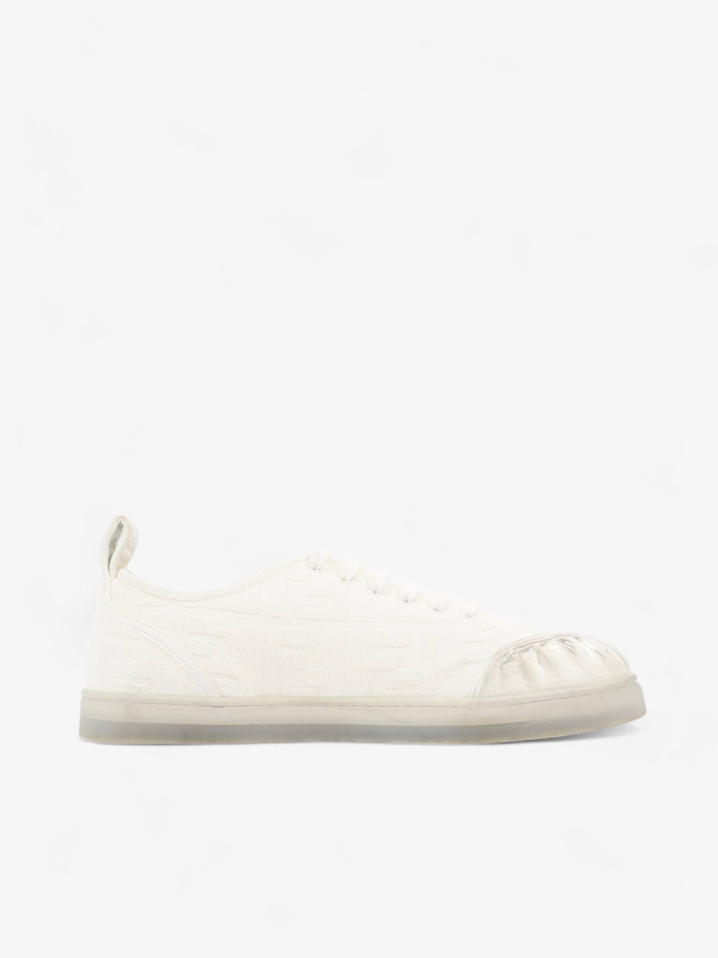 Fendi Fendi FF Sneakers White Canvas EU 40 UK 7
