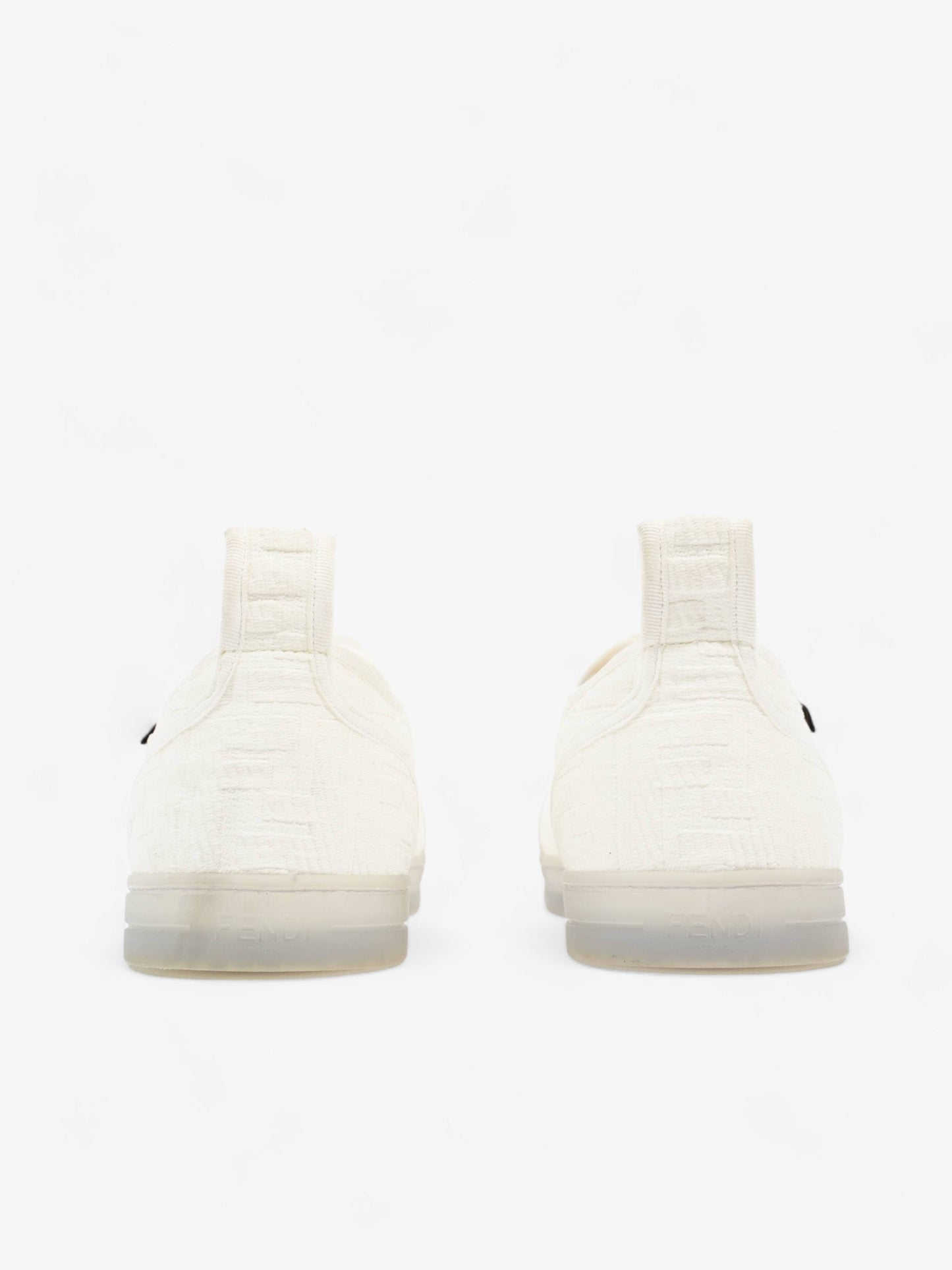 Fendi Fendi FF Sneakers White Canvas EU 40 UK 7
