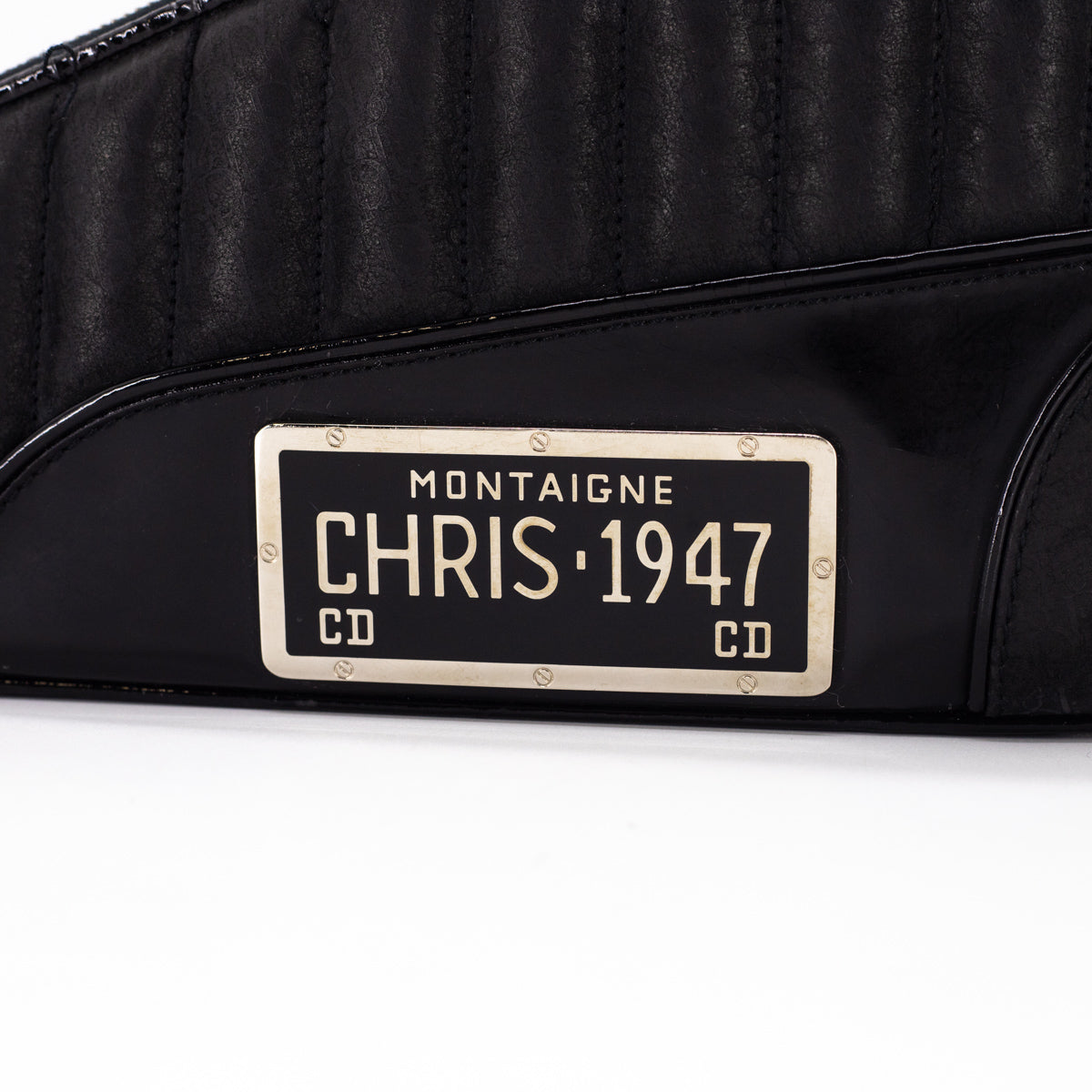 Dior Montaigne 1947 Bag Black by John Galliano Collection