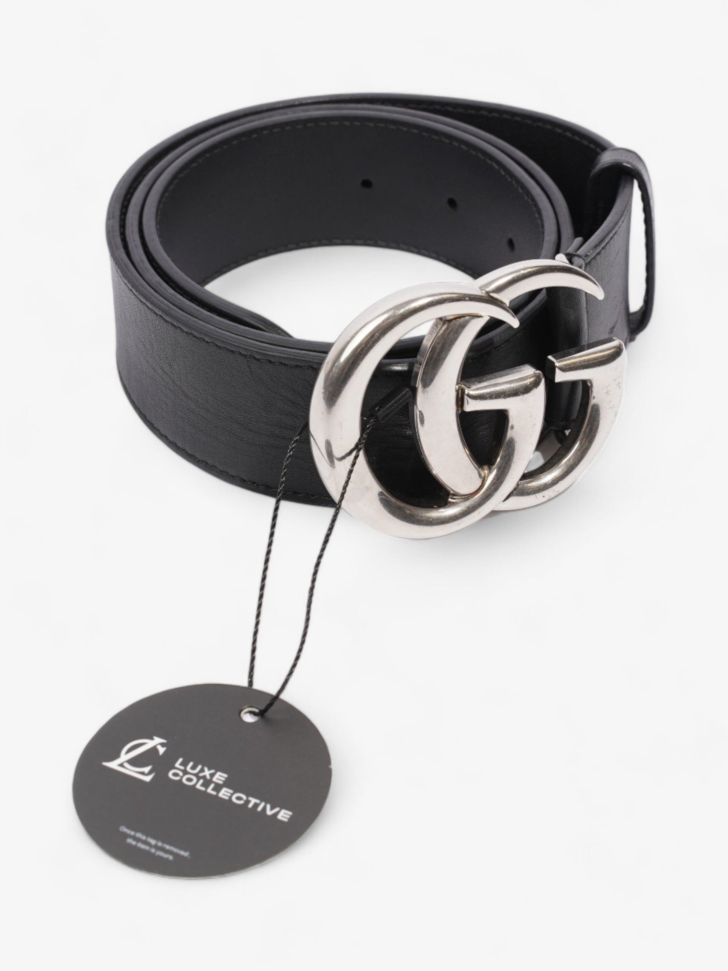 Gucci Marmont Belt Black Leather 80cm 32"
