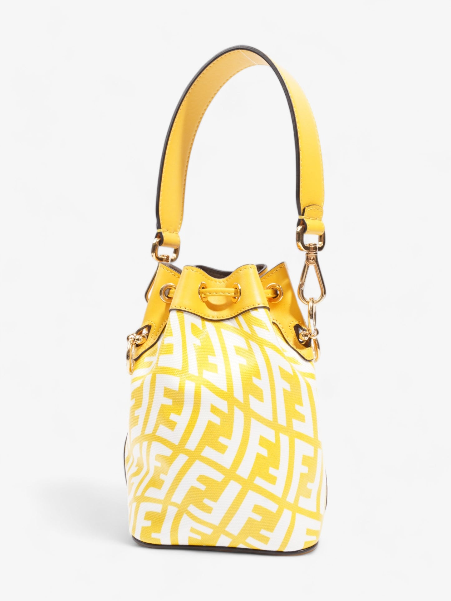 Fendi Mon Tresor Mini FF Vertigo Yellow Canvas
