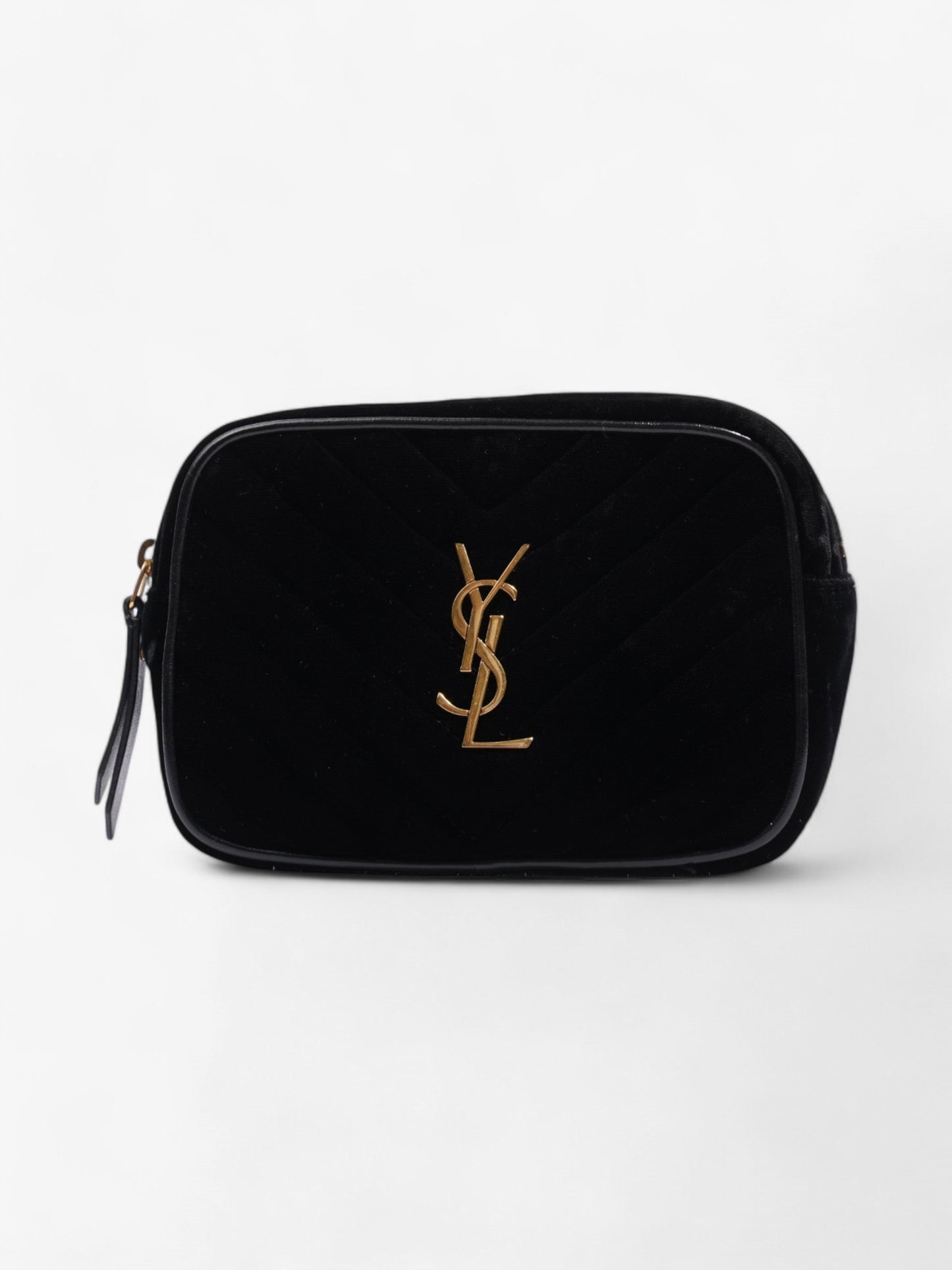 Saint Laurent Lou Belt Bag Black Velvet
