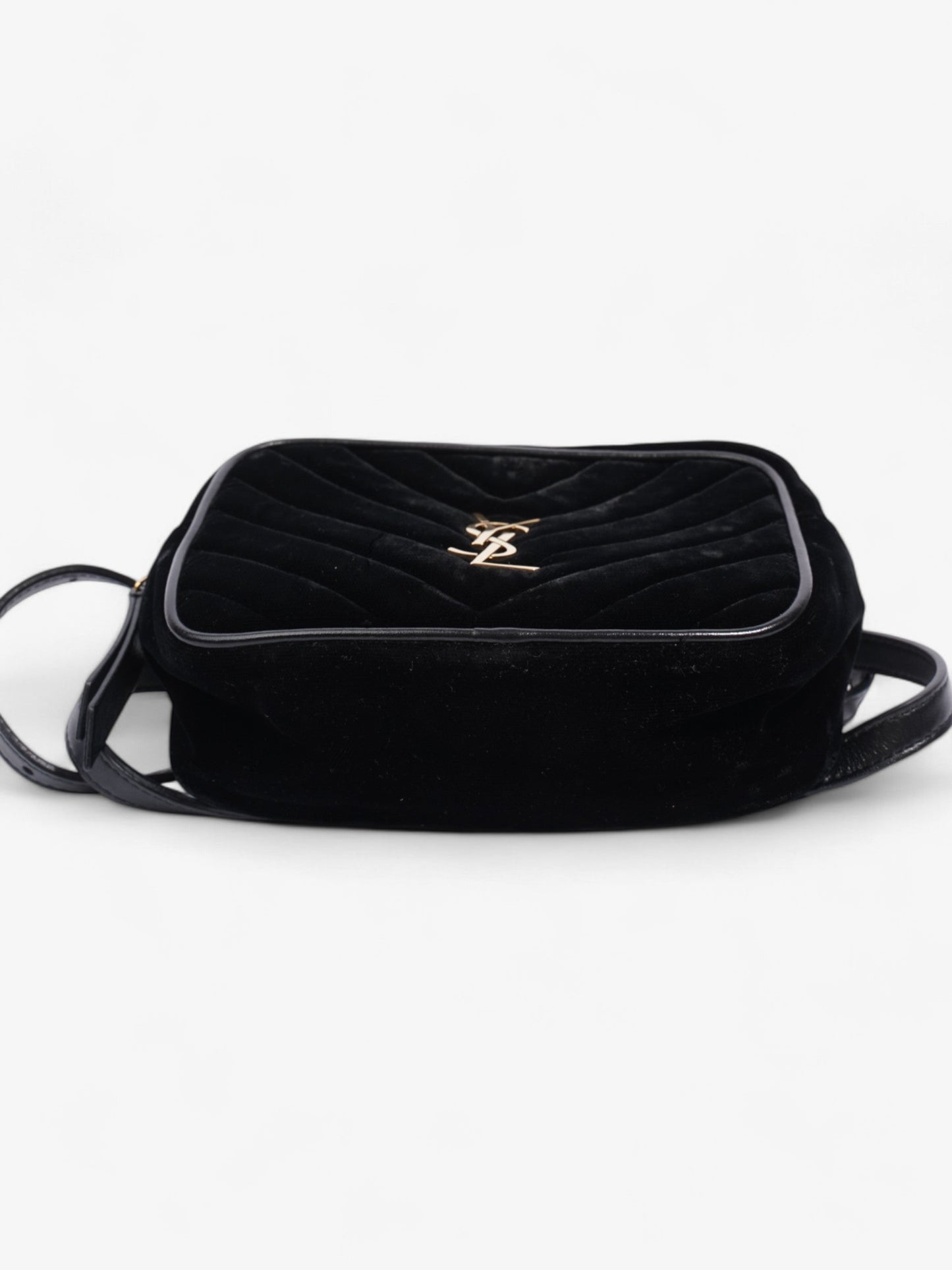 Saint Laurent Lou Belt Bag Black Velvet