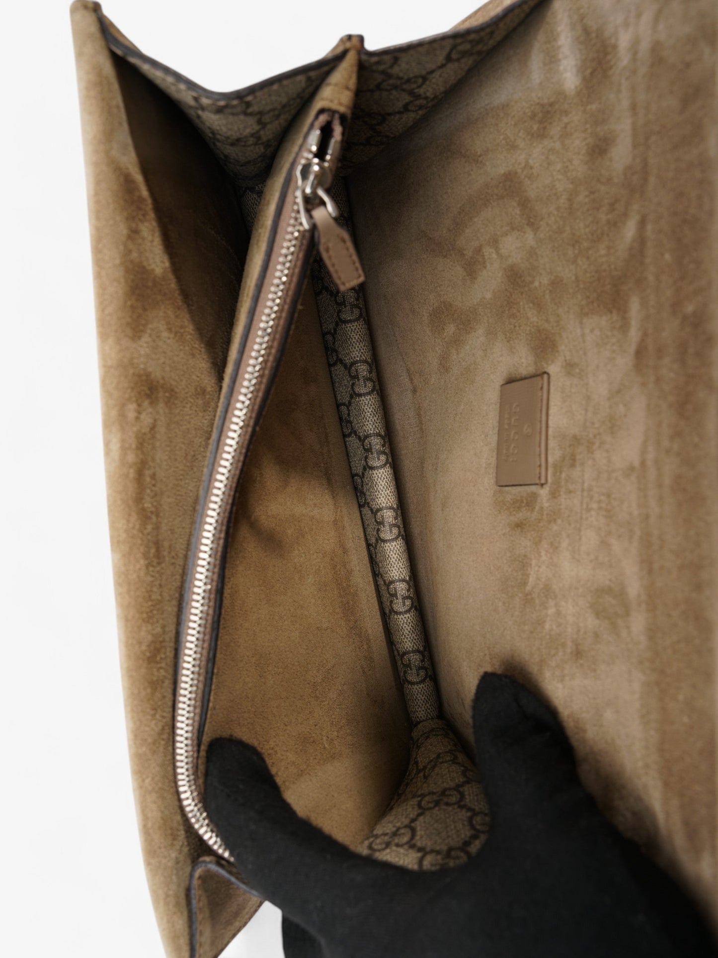 Gucci Dionysus GG Supreme / Beige / Ebony Coated Canvas Small