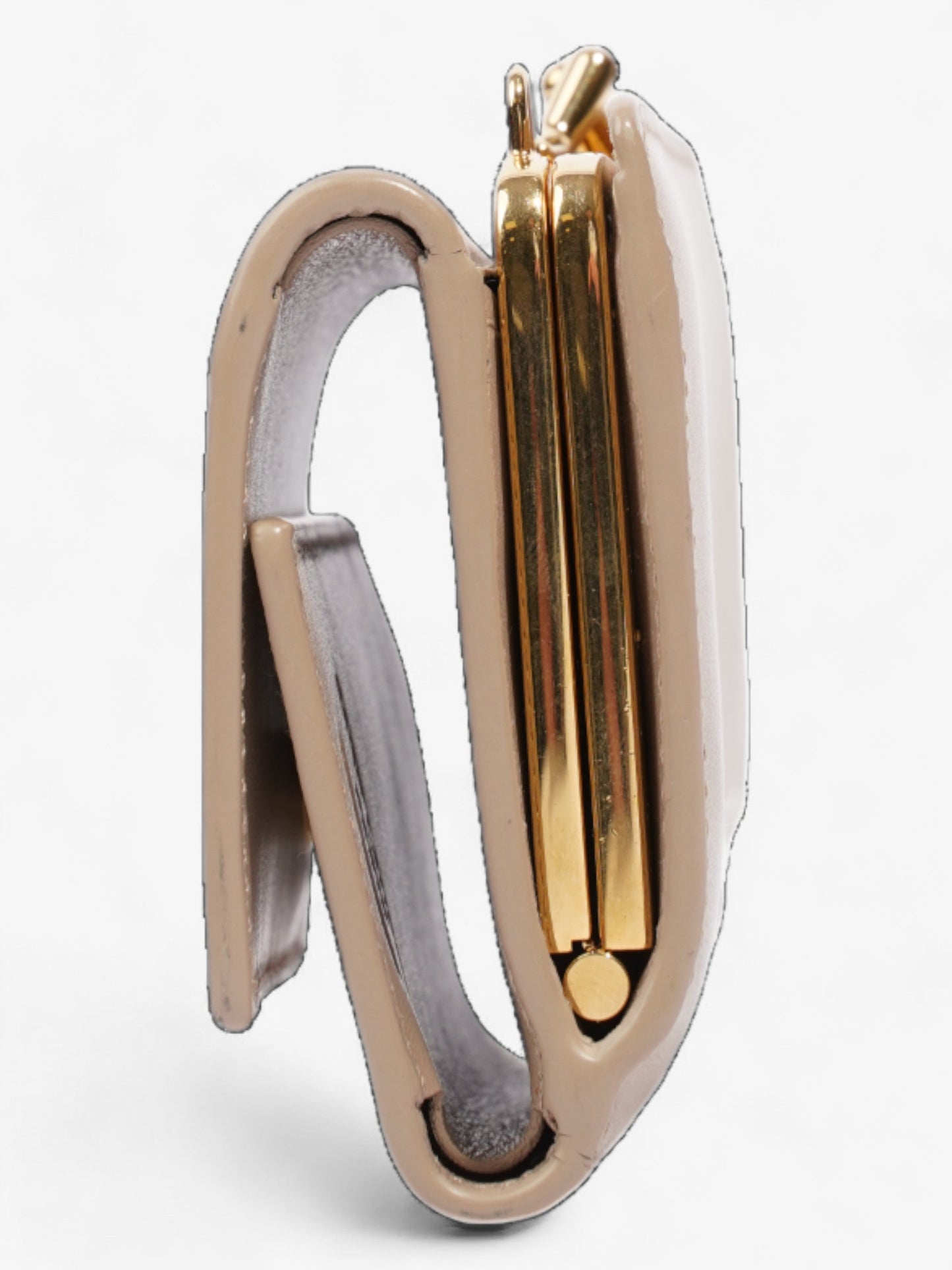 Saint Laurent Rider Wallet Beige Leather