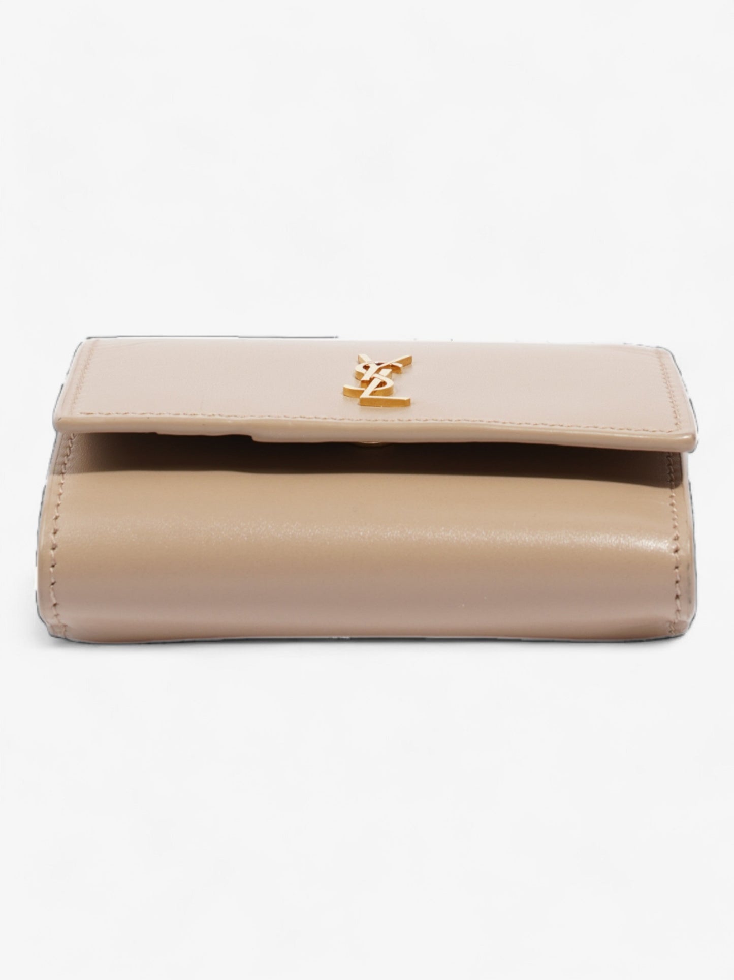 Saint Laurent Rider Wallet Beige Leather