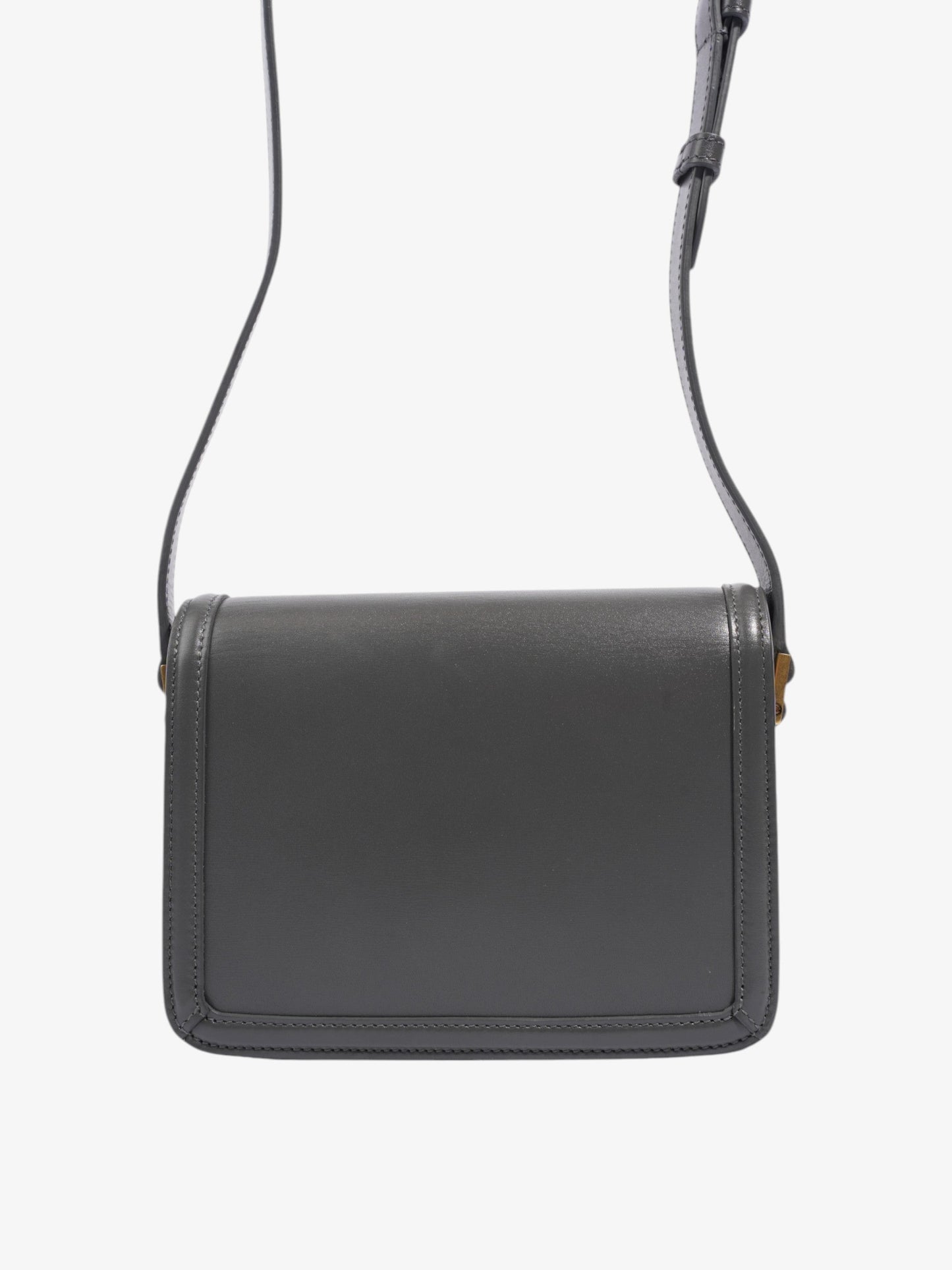 Saint Laurent SOLFERINO Grey Leather Small
