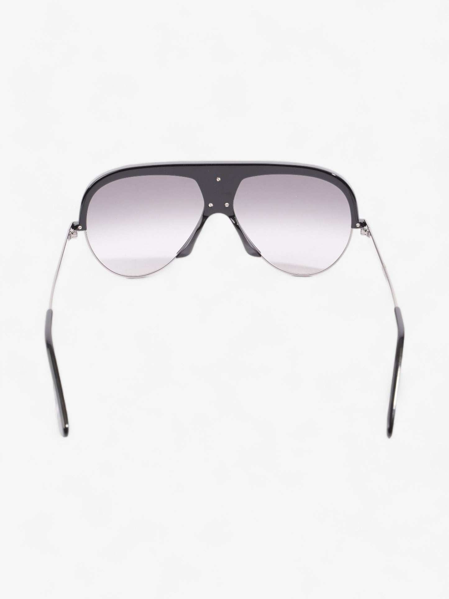 Gucci Navigator Sunglasses Black Acetate 145mm
