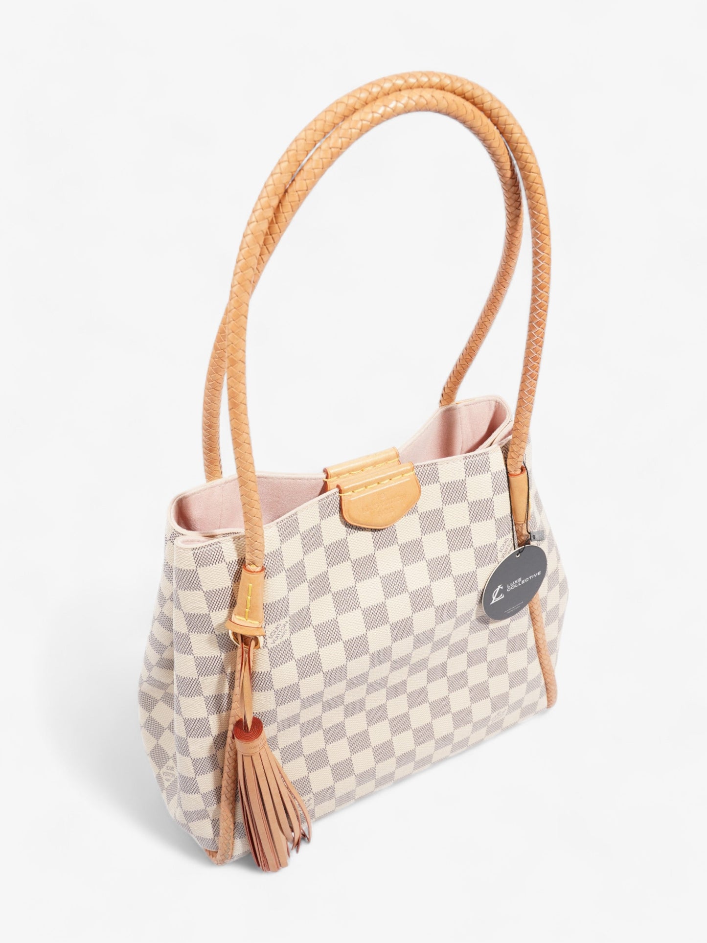Louis Vuitton Propriano Braided Damier Azur Coated Canvas