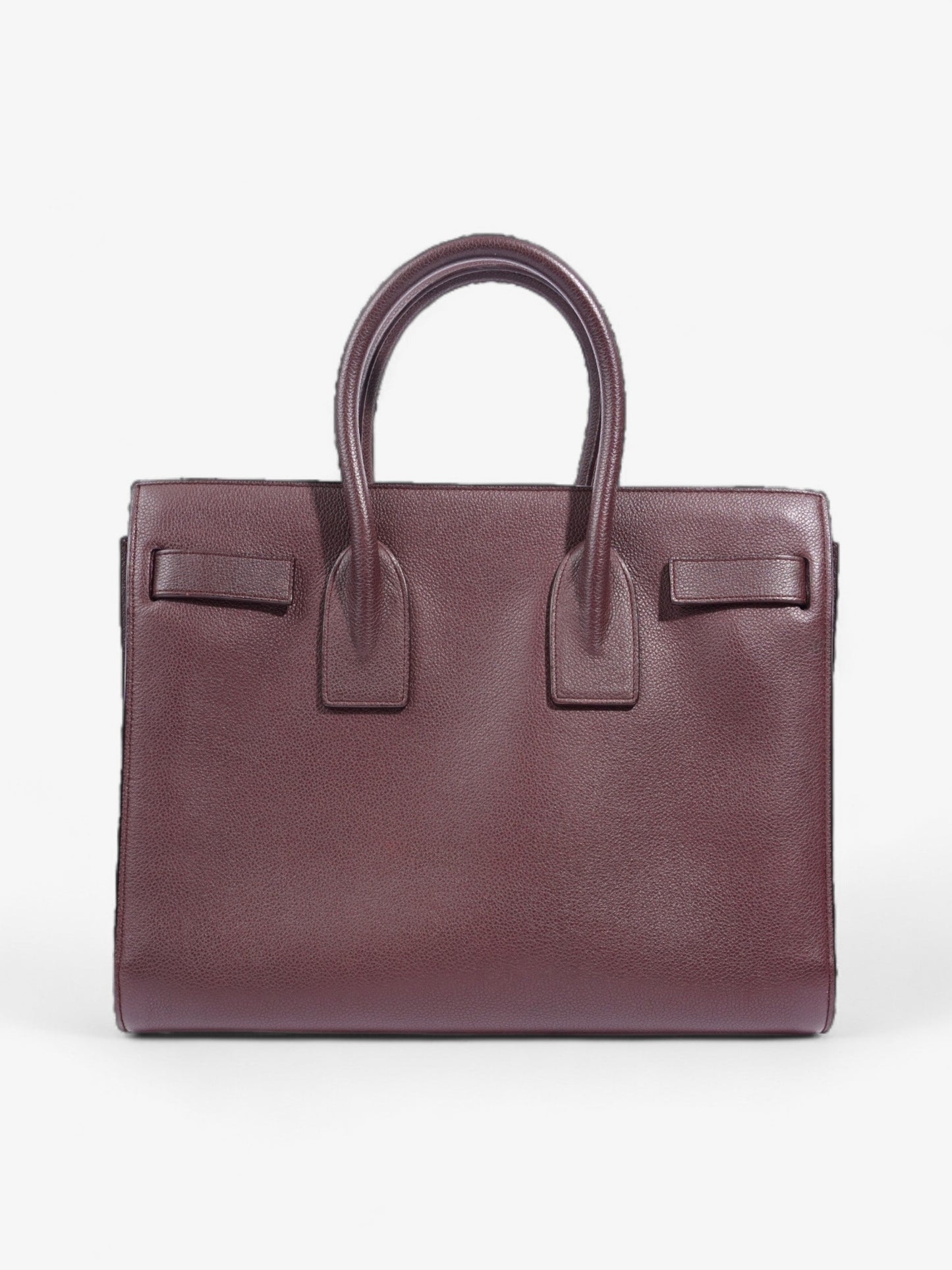 Saint Laurent Sac De Jour Maroon Grained Leather Small