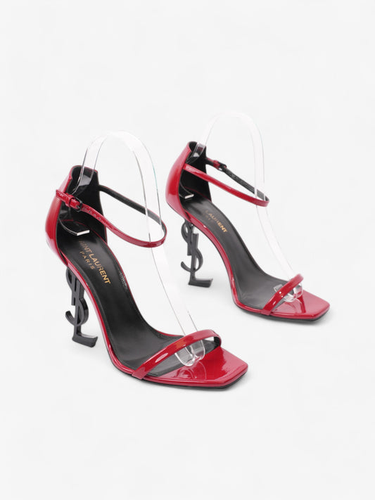 Saint Laurent Opyum Heels 110mm Red / Black Leather EU 37.5 UK 4.5