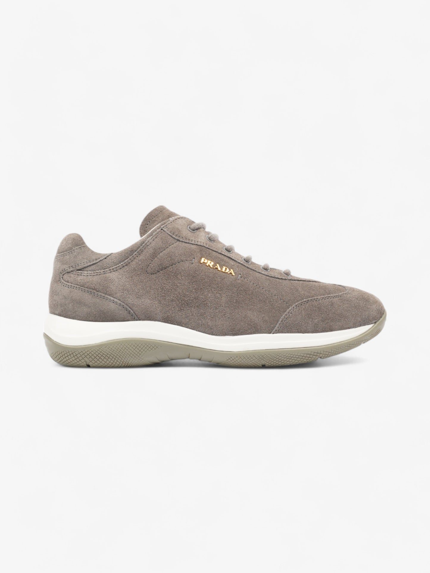 Prada America Cup Grey Suede EU 40 UK 7