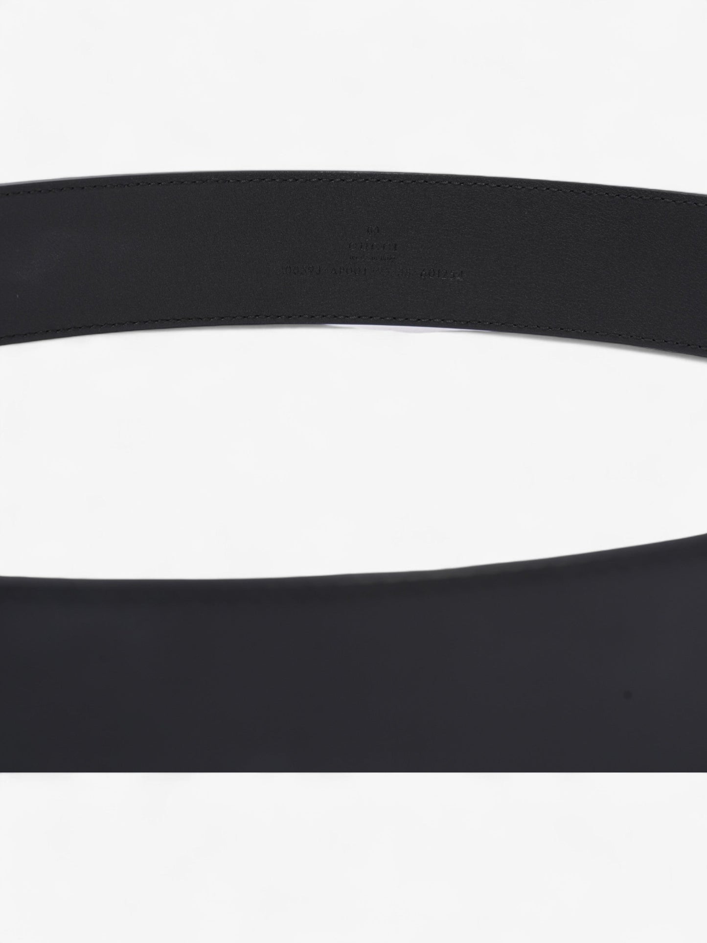 Gucci GG Marmont Wide Belt Black / Gold Leather 95cm / 38"