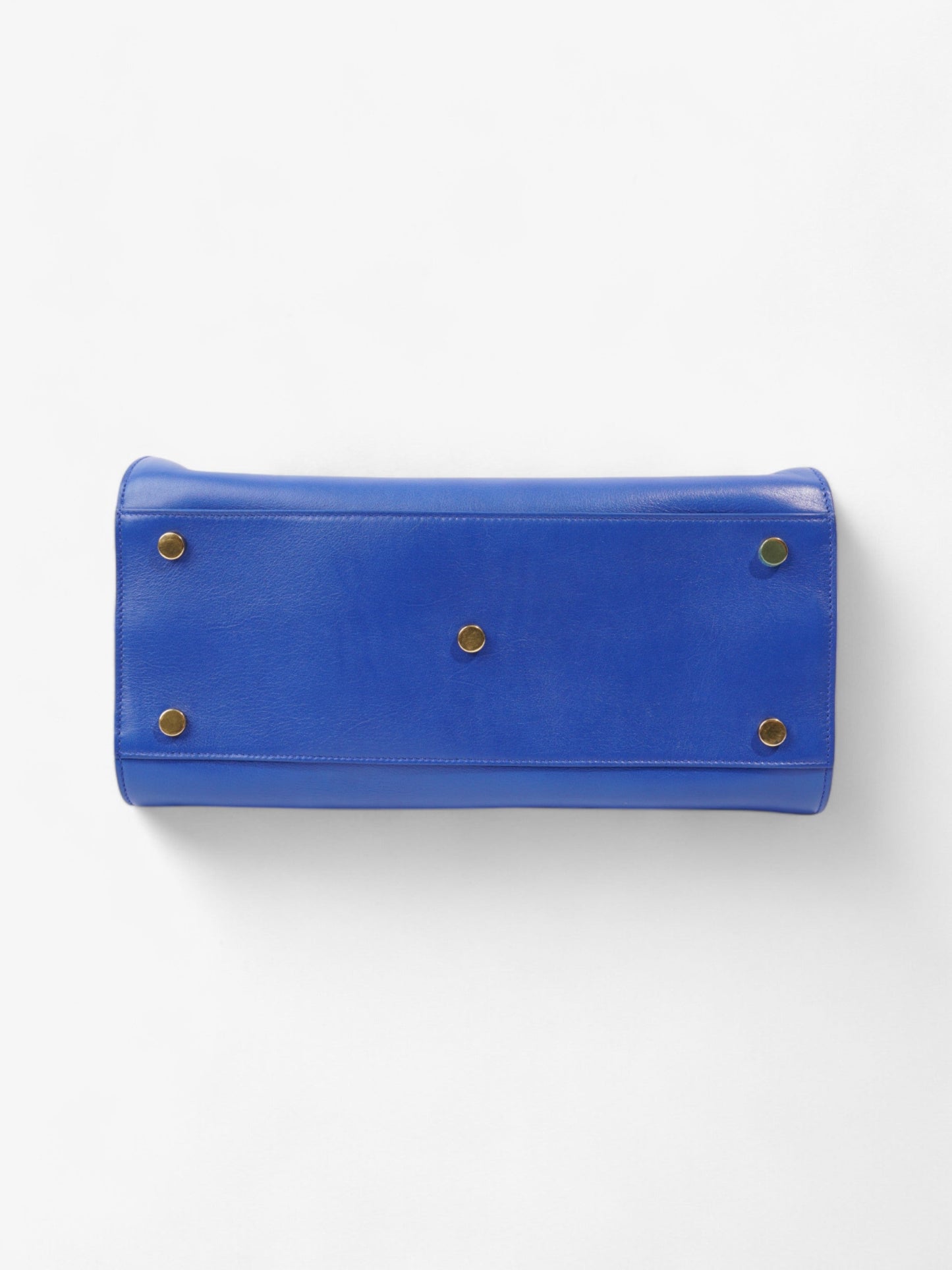 Saint Laurent Sac De Jour Blue Calfskin Leather Small