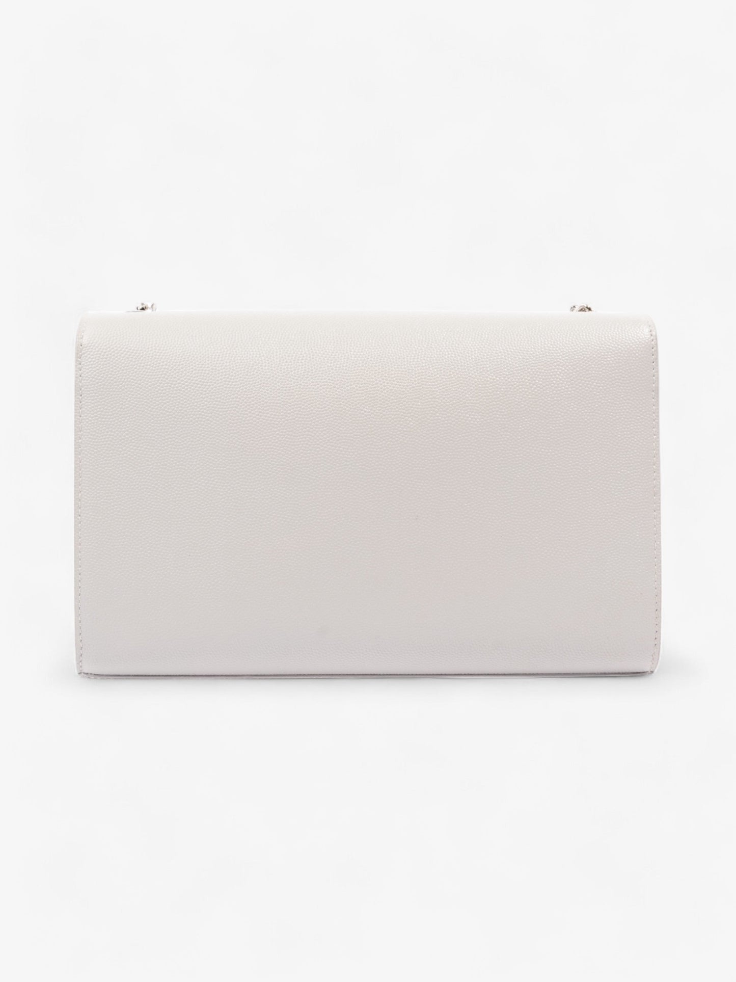 Saint Laurent Kate Grey Grained Leather Medium