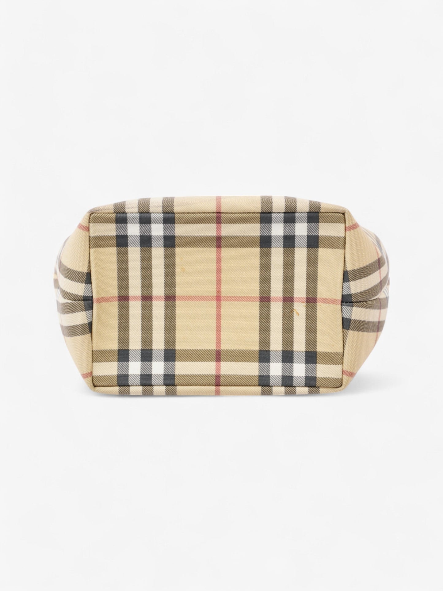 Burberry Check Tote House Check / Black Canvas Small