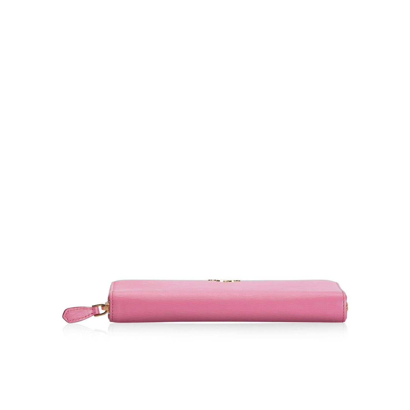 Prada Peony Pink Portafogolio Lampo Wallet