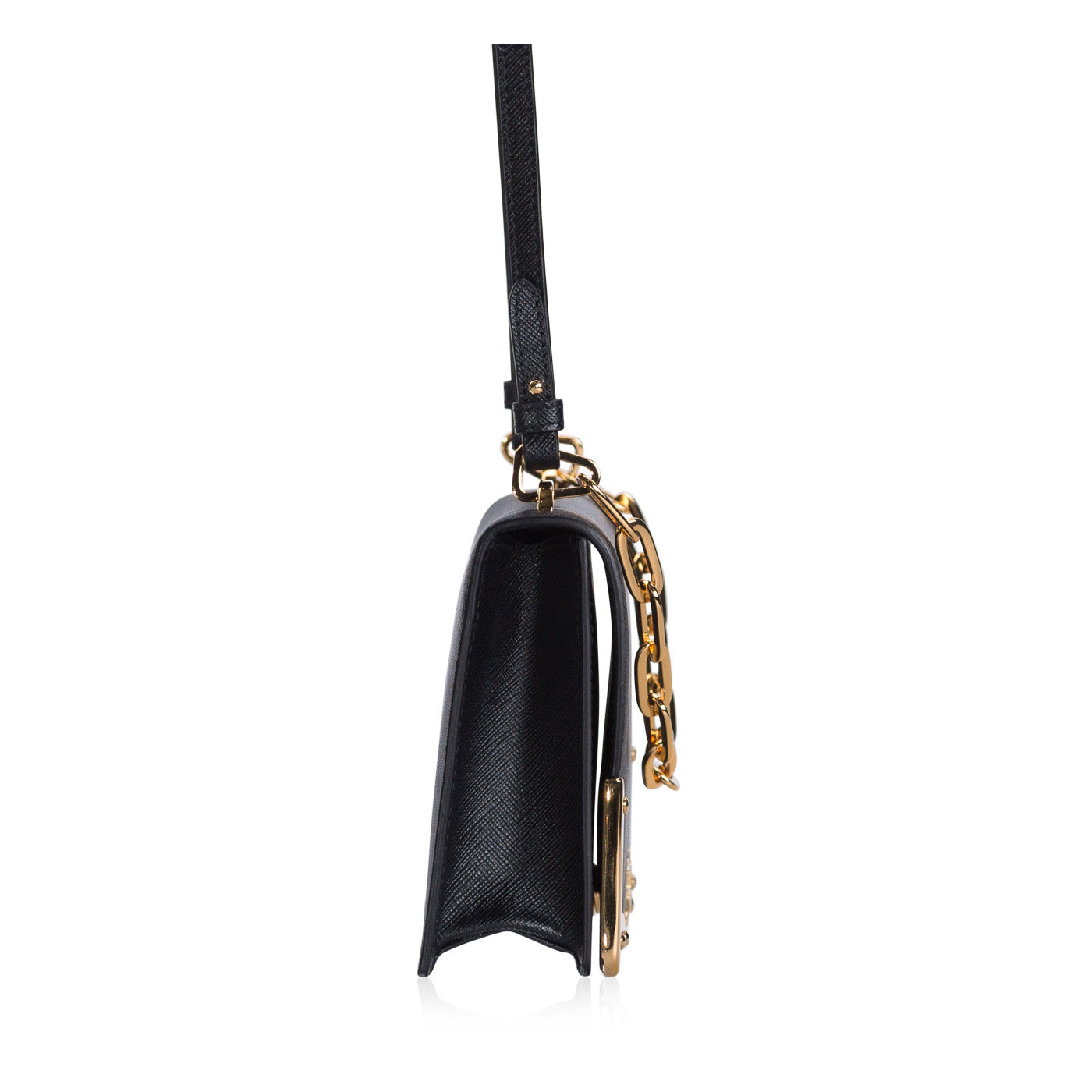 Prada Bandoleira Black & Gold