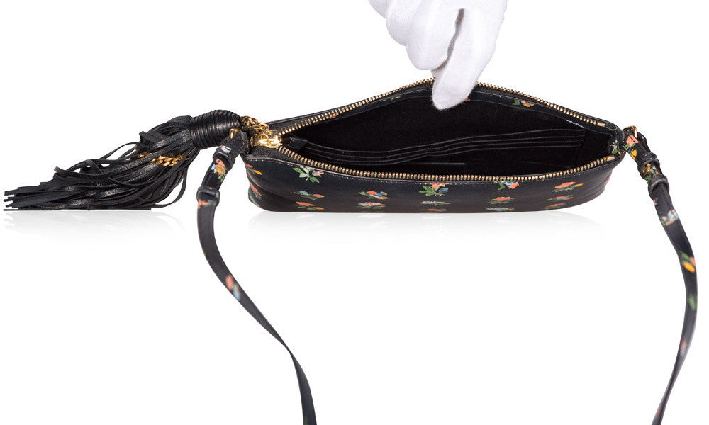 Saint Laurent Prairie Flower Printed Crossbody