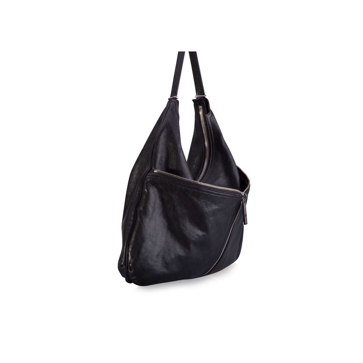 Fendi Front Zip Hobo Bag