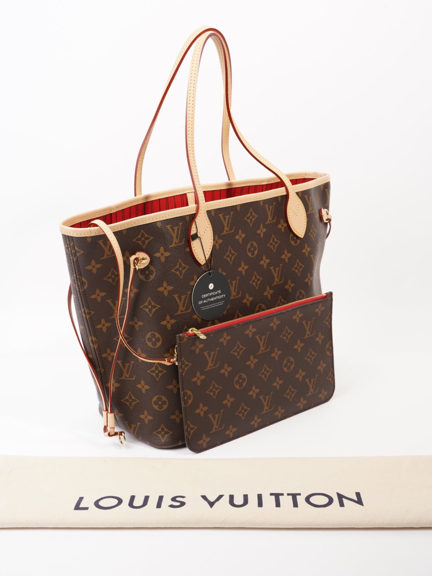Louis Vuitton Neverfull Monogram Coated Canvas MM