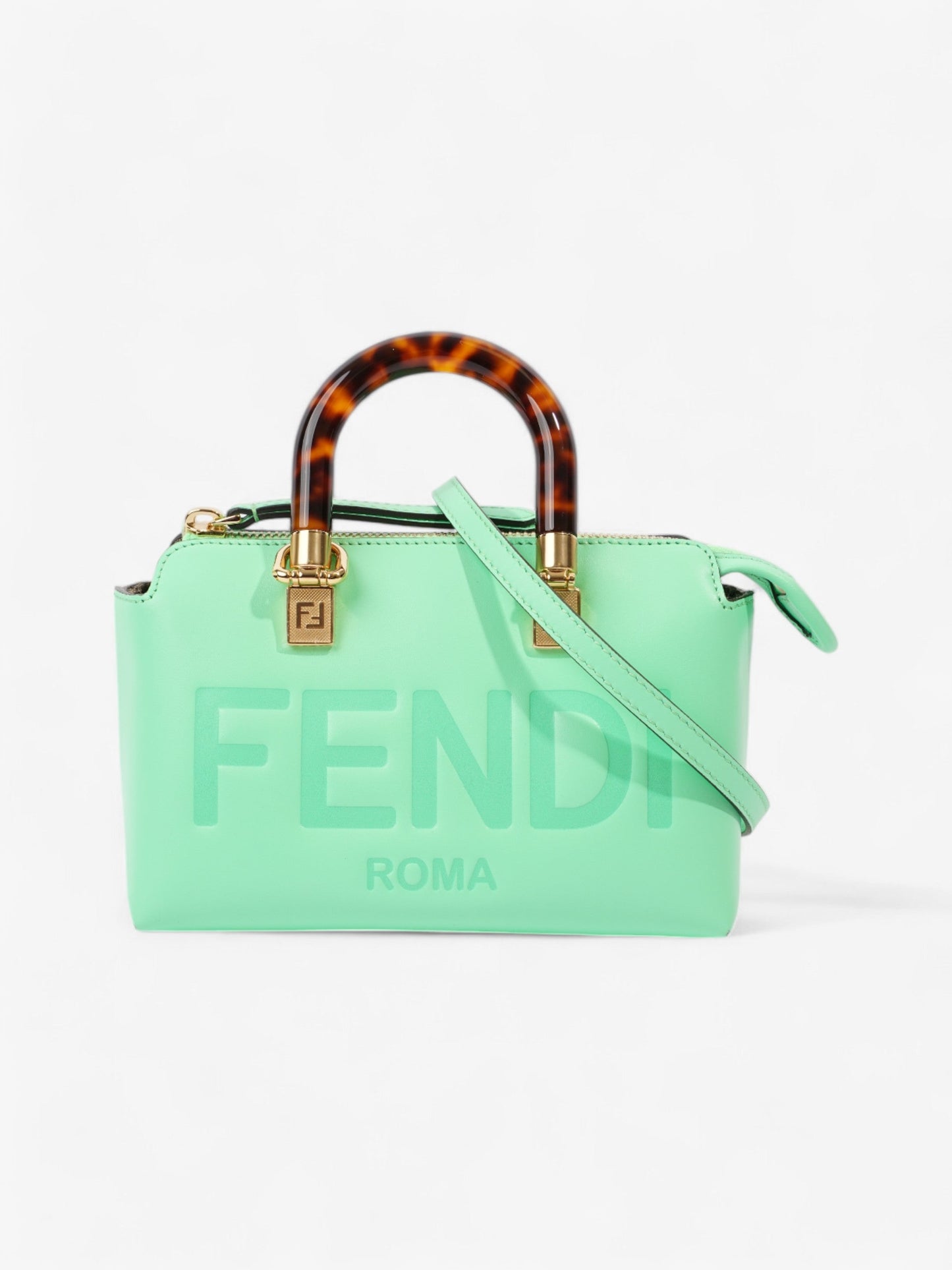 Fendi By The Way Edamame / Tortoise Leather Mini