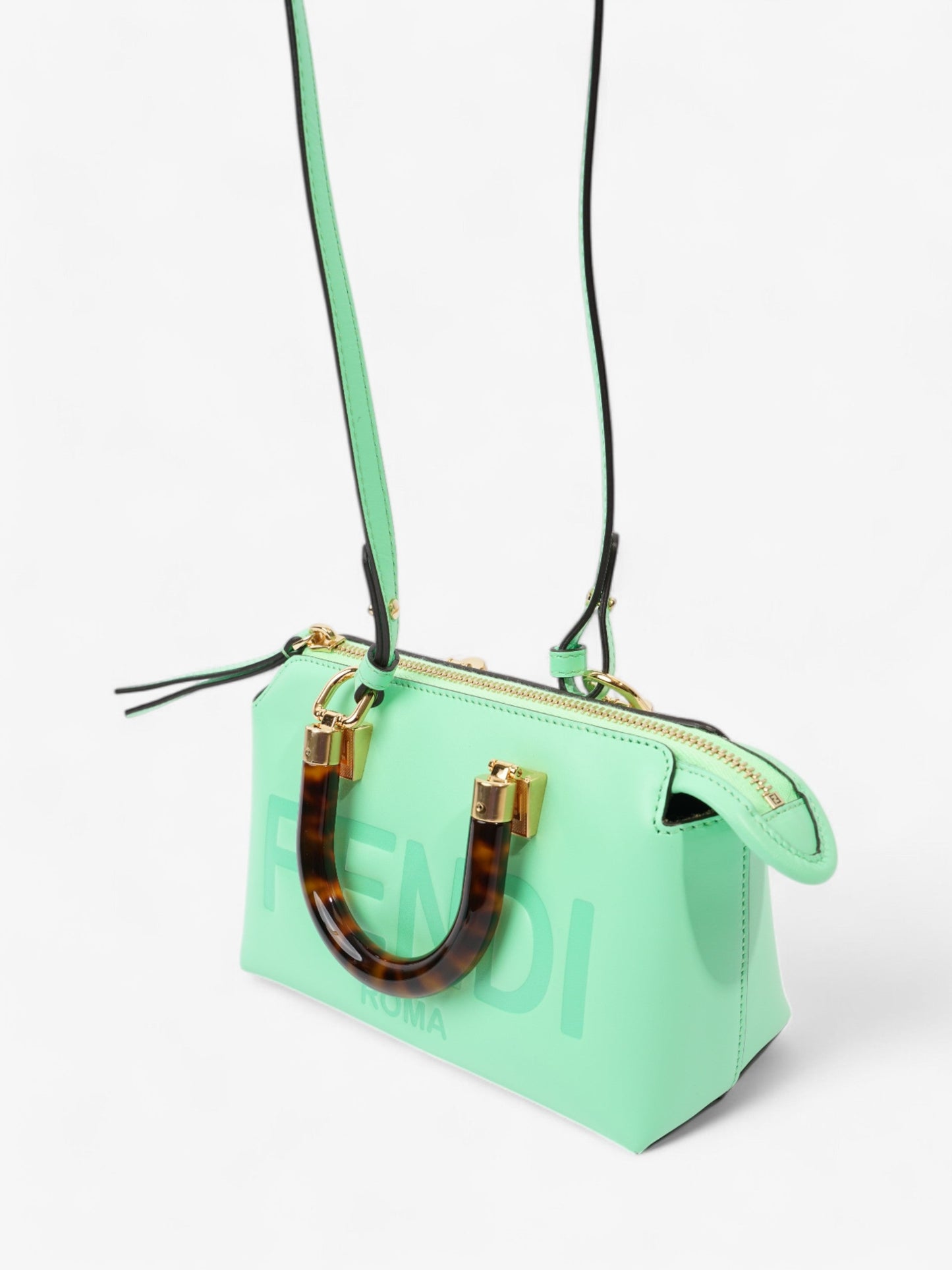 Fendi By The Way Edamame / Tortoise Leather Mini