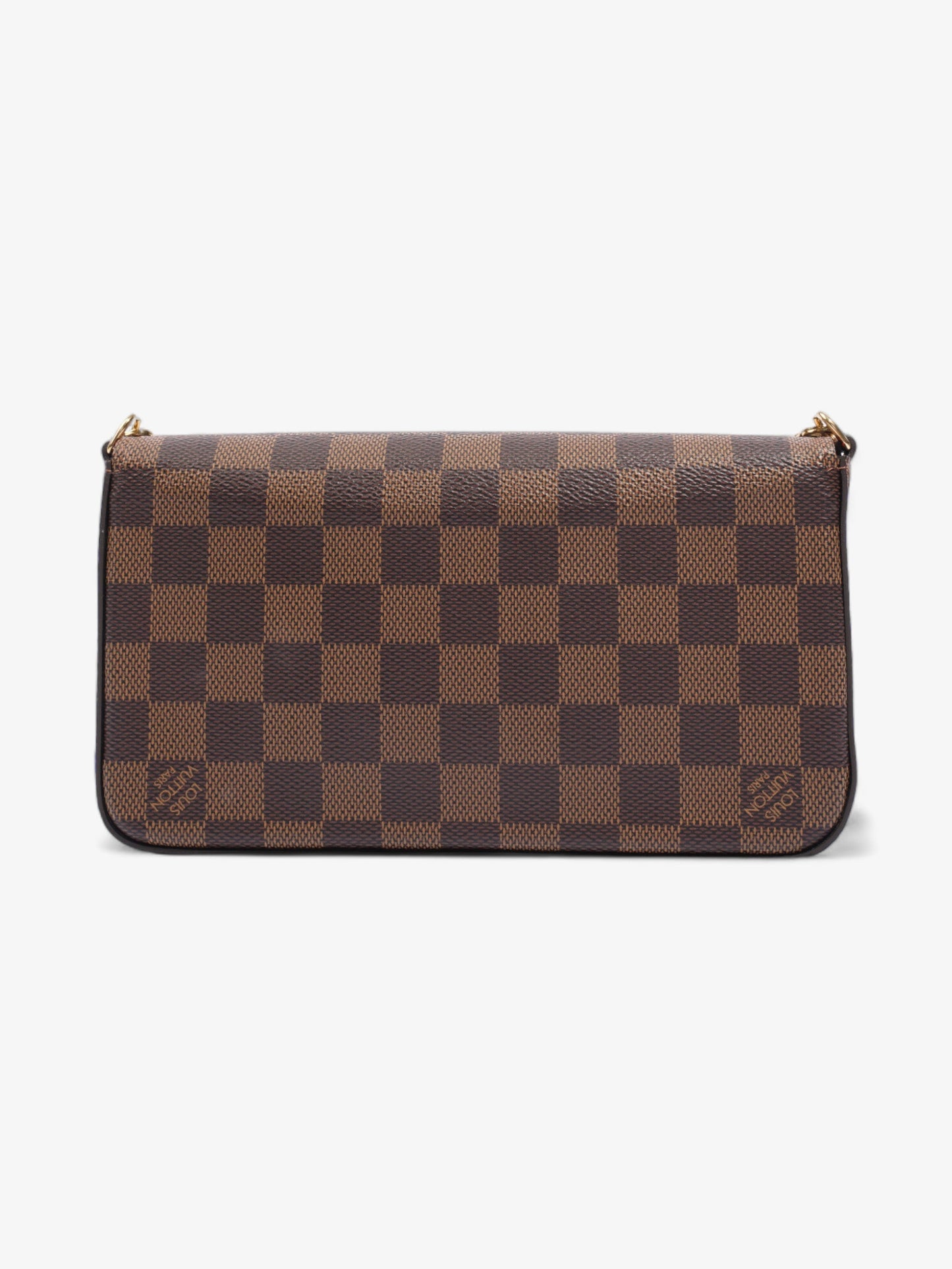 Louis Vuitton Felicie Pochette Damier Ebene Coated Canvas