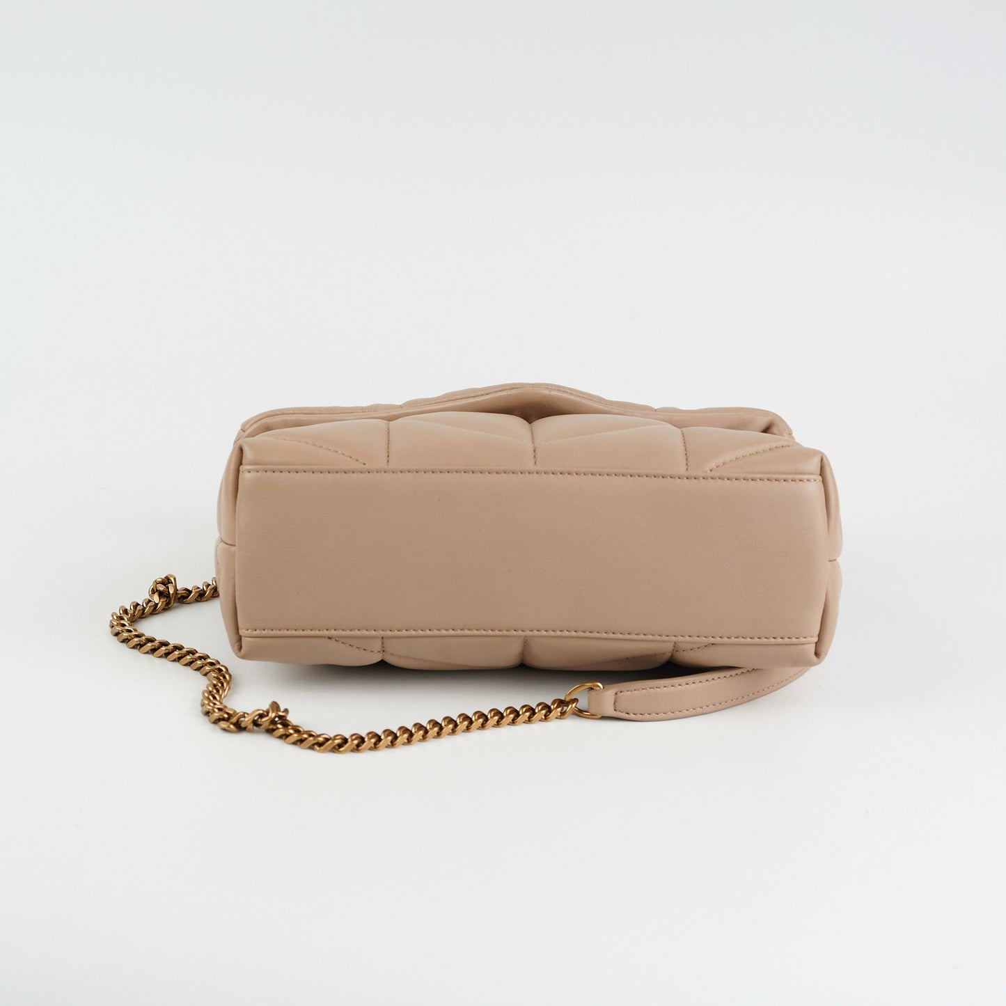 Saint Laurent Toy Puffer Beige