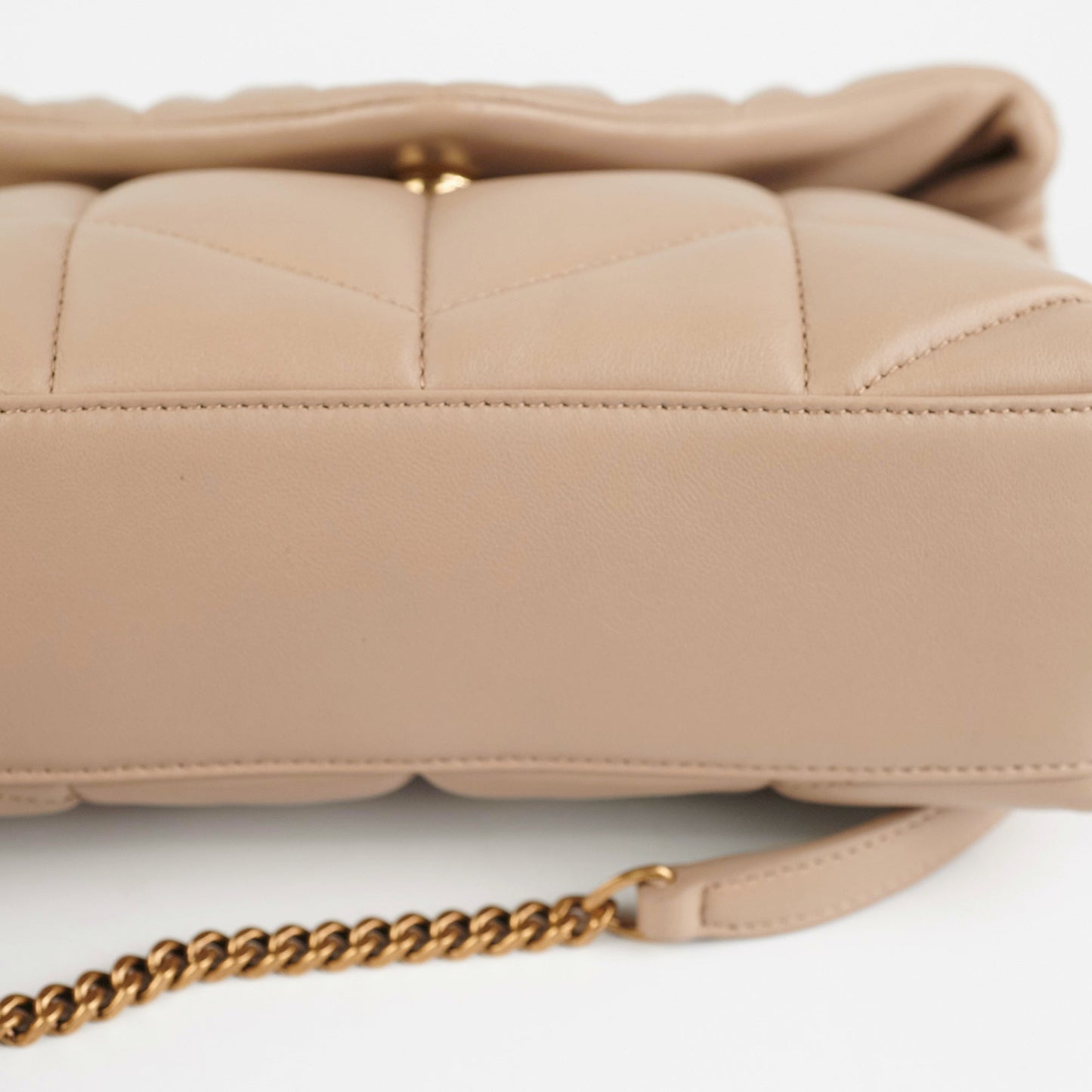 Saint Laurent Toy Puffer Beige