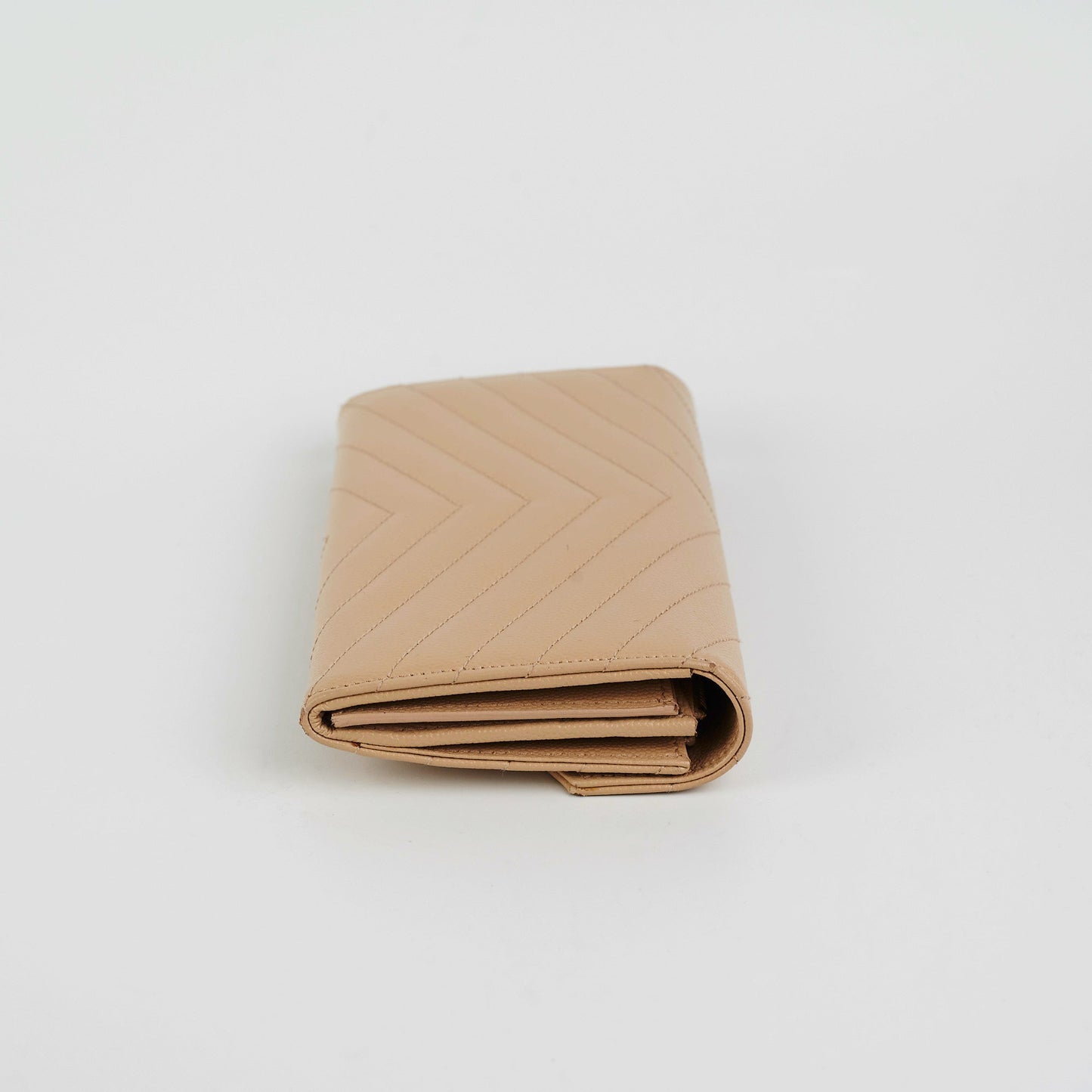 Saint Laurent Envelope Wallet Beige