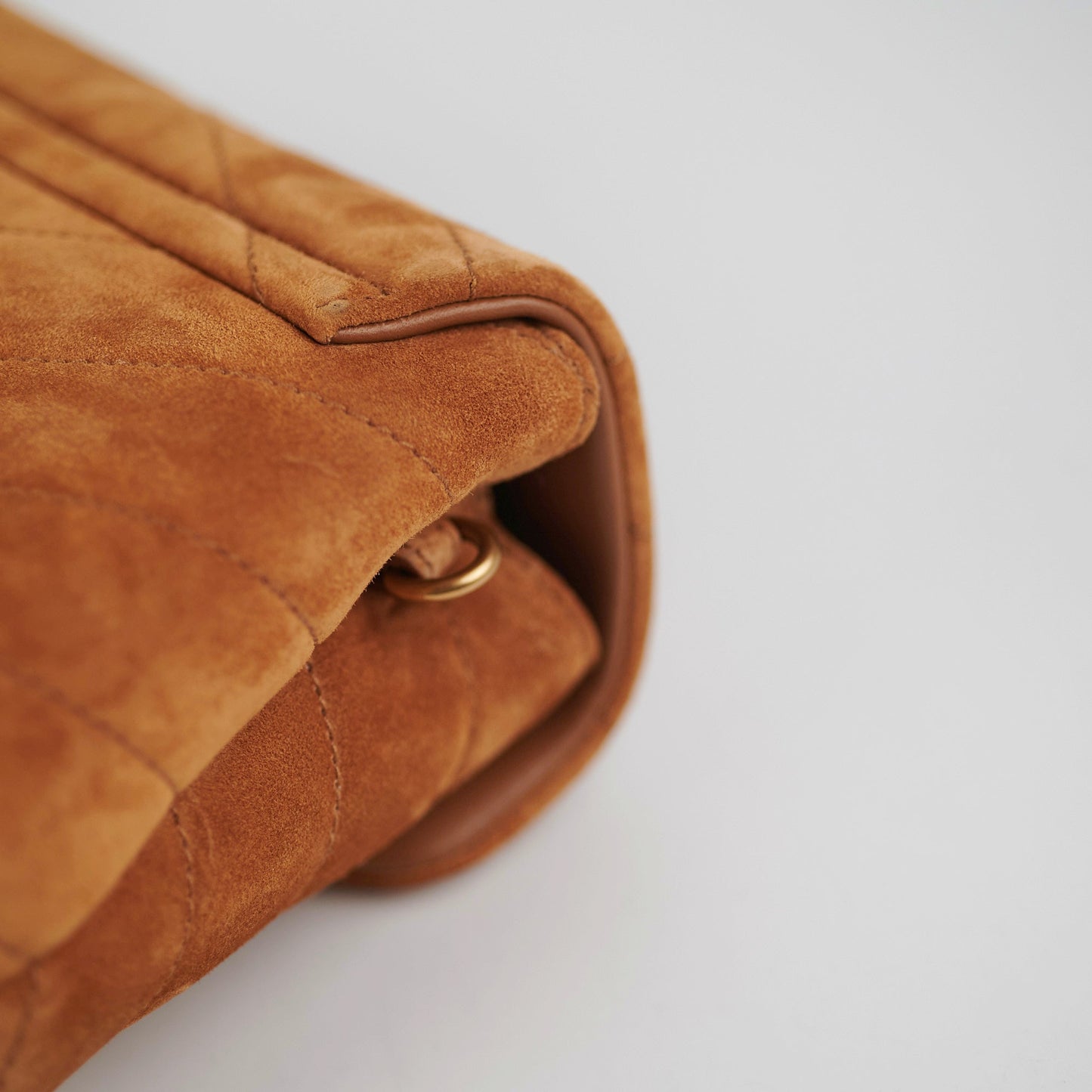 Saint Laurent Toy Lou Lou Suede Brown