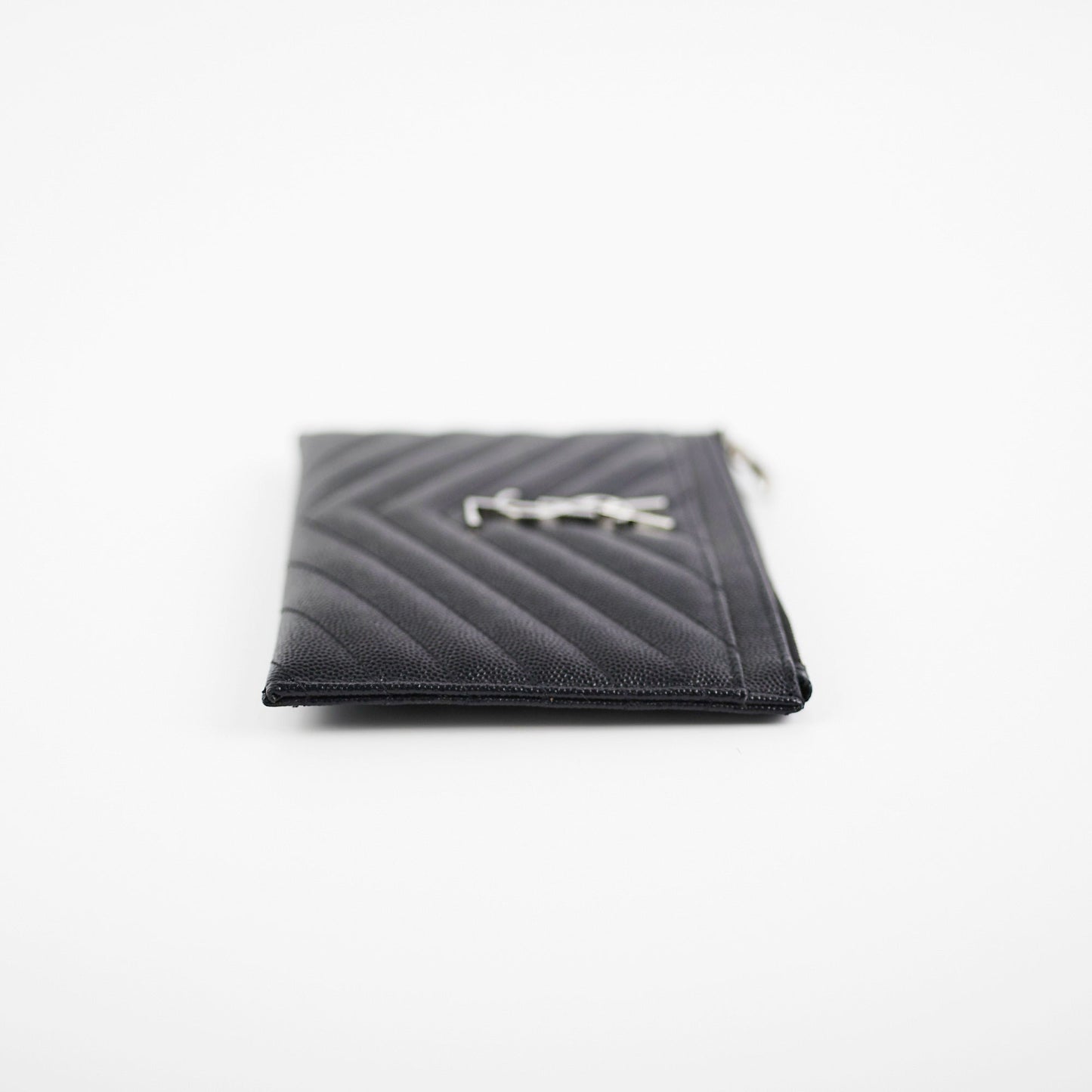 Saint Laurent Cassandre Zip Pouch Black