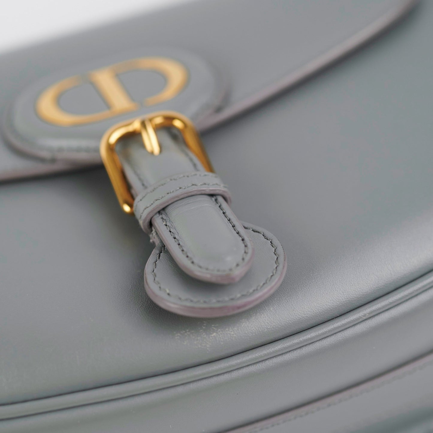 Christian Dior Medium Bobby Grey Calfskin Bag