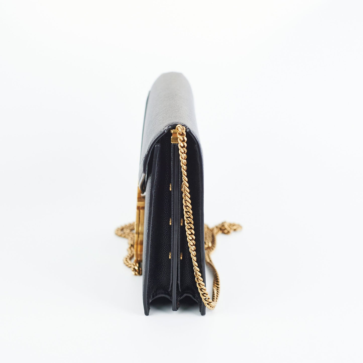 Saint Laurent Cassandra Medium Chain Black Bag