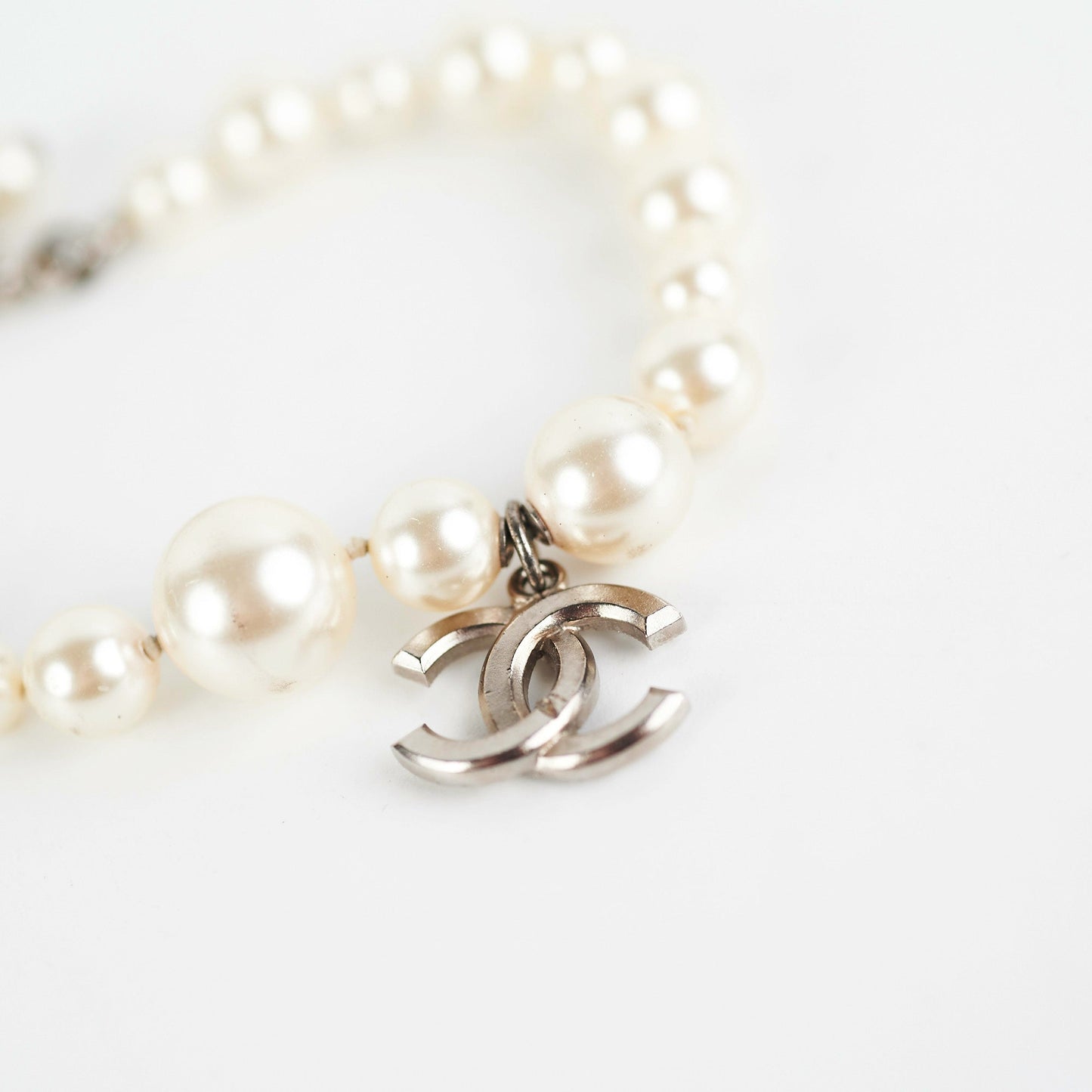 Chanel Pearl CC Bracelet (Costume Jewellery)