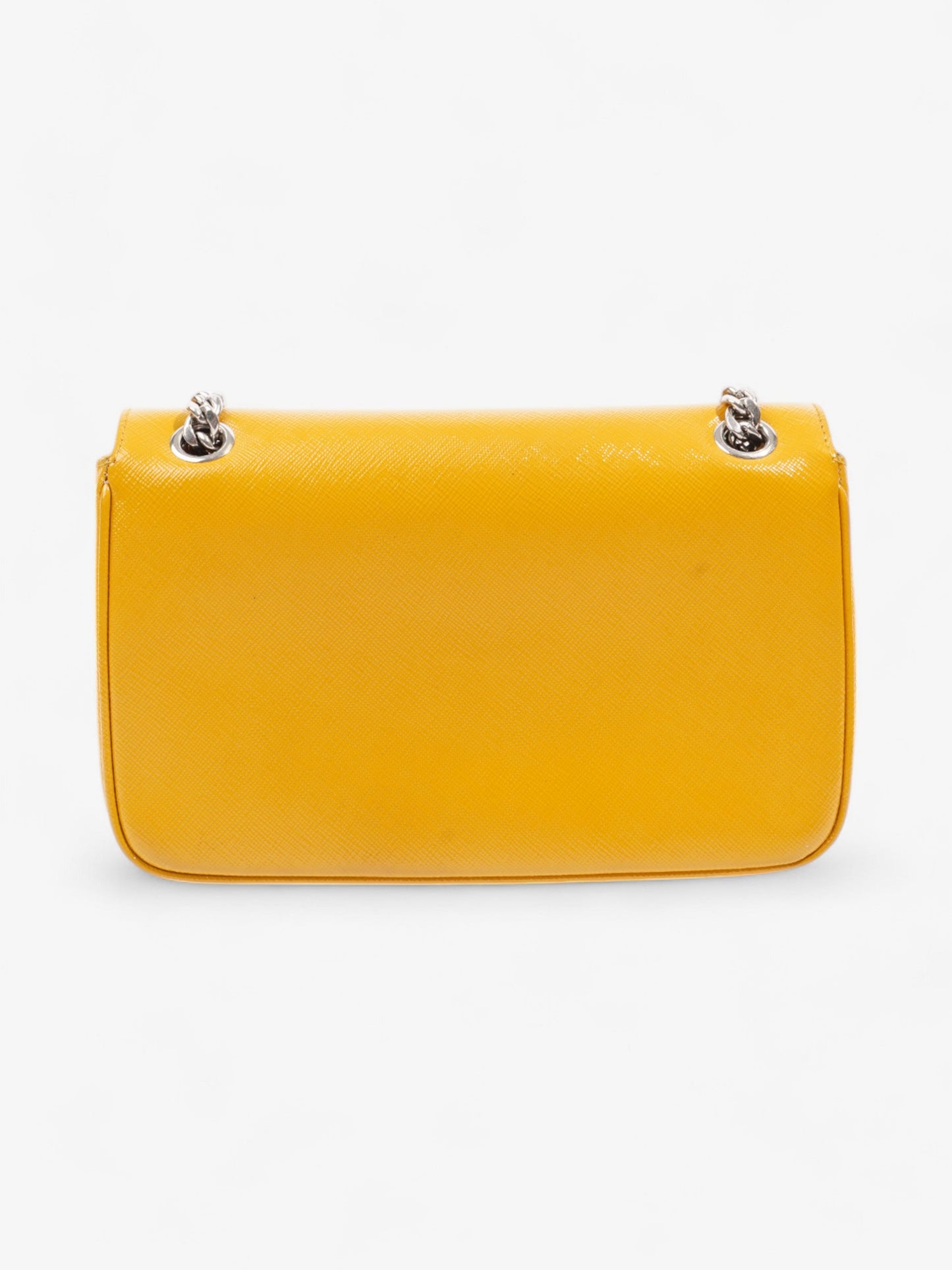 Prada Crossbody Bag Mustard Saffiano Leather Mini