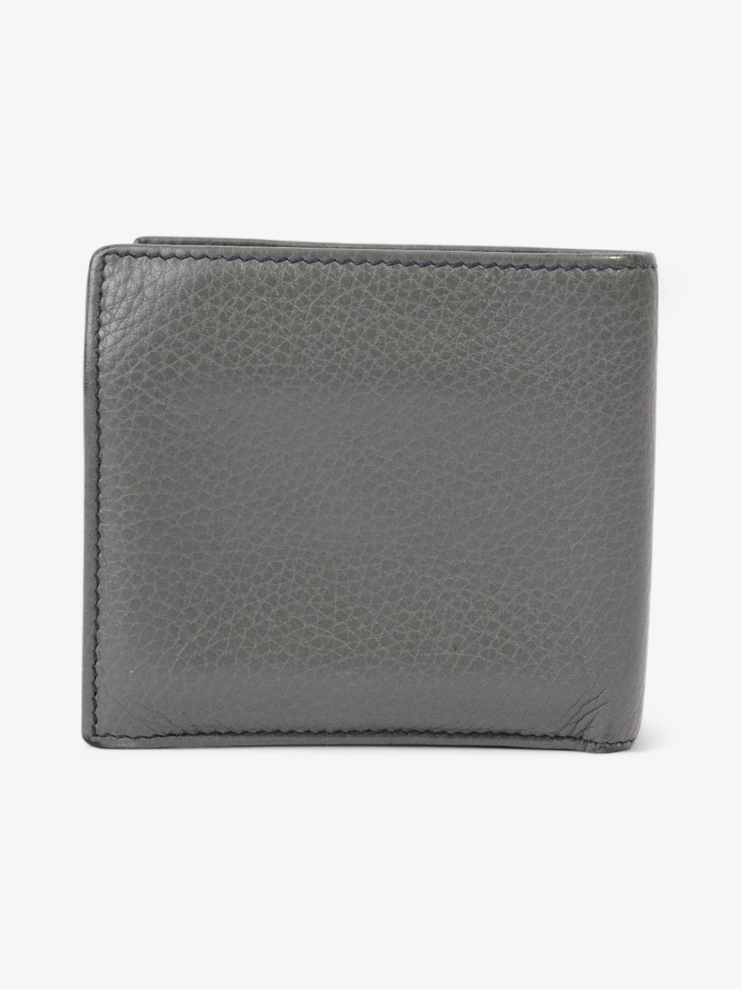 Gucci Soho Bifold Wallet with Interlocking G Grey Leather
