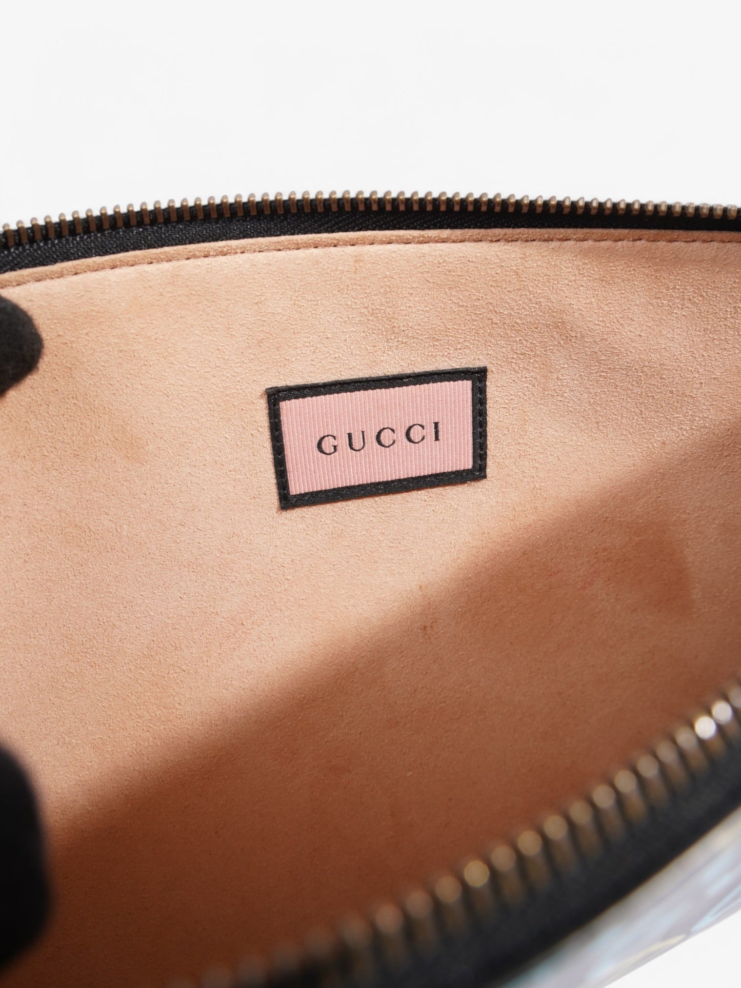 Gucci Ghost Clutch Black / Blue / Yellow Calfskin Leather